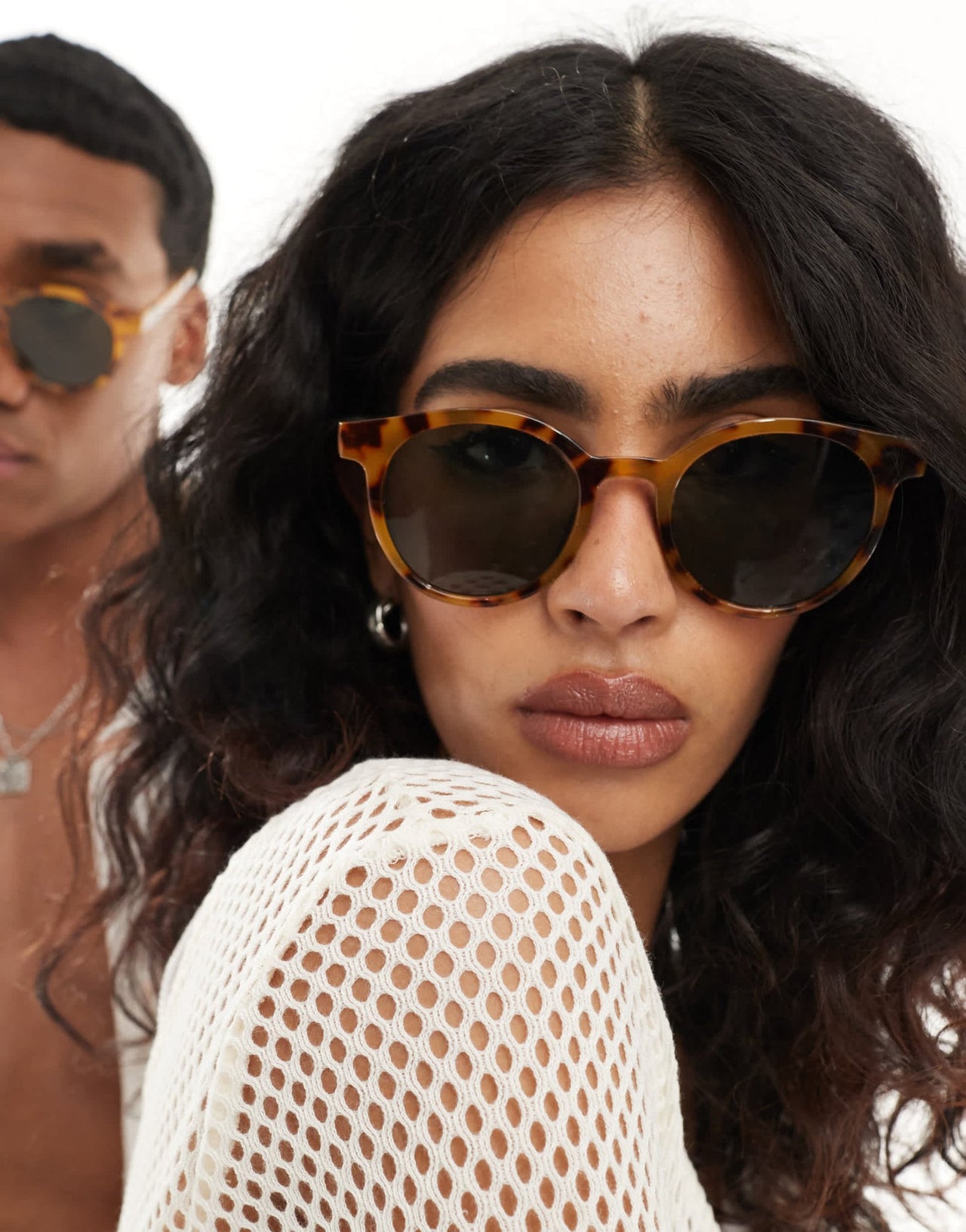 AJ Morgan low key round sunglasses in tortoiseshell - ASOS Sample Sale EU Store
