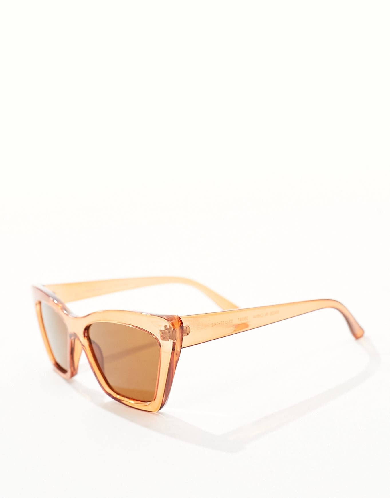 AJ Morgan razzy cateye sunglasses in brown - ASOS Sample Sale EU Store