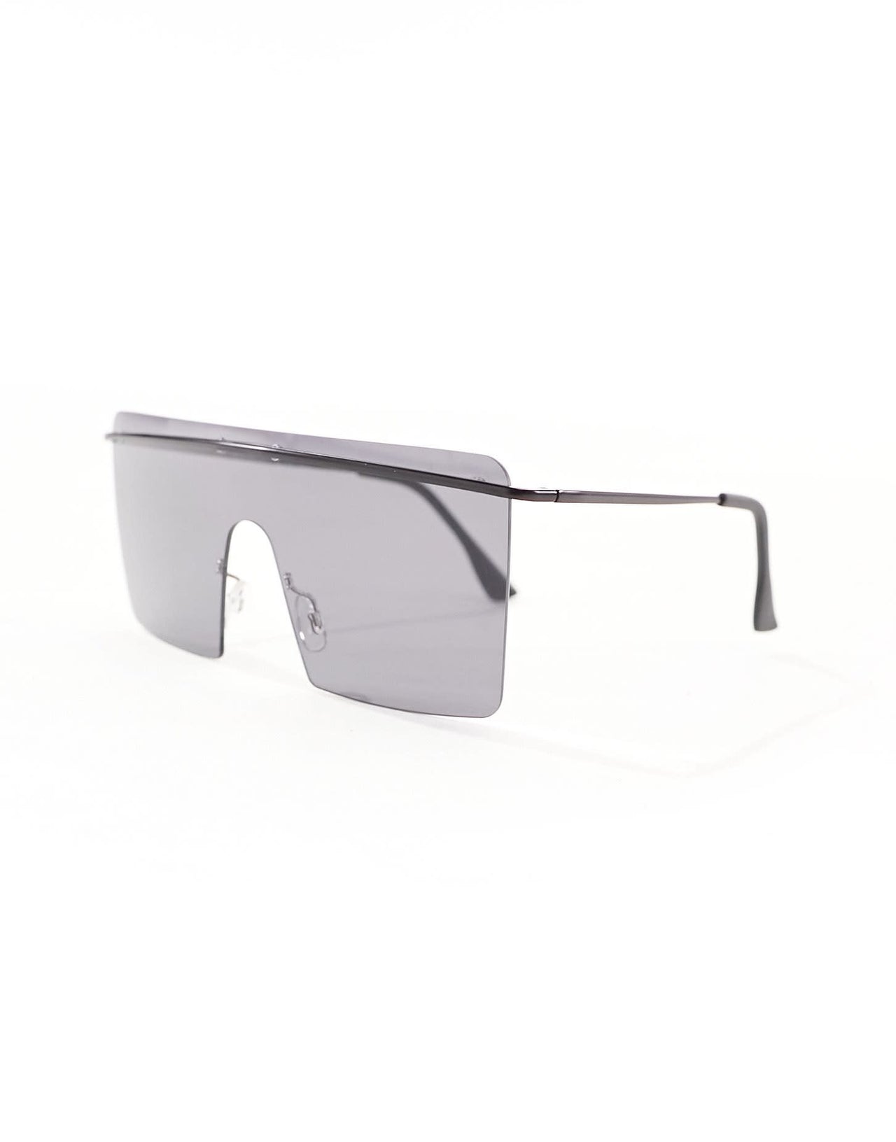 AJ Morgan shield festival sunglasses in black - BLACK - ASOS Sample Sale EU Store