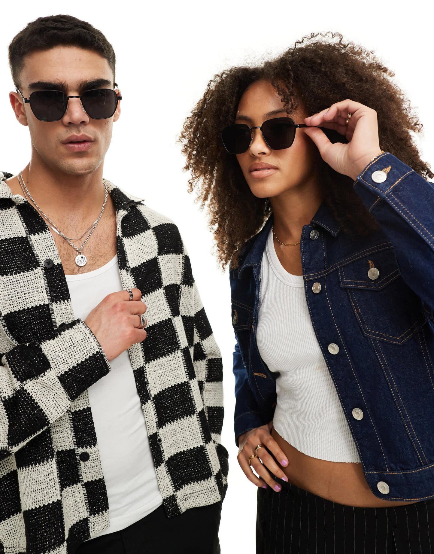 AJ Morgan square sunglasses in black - ASOS Sample Sale EU Store
