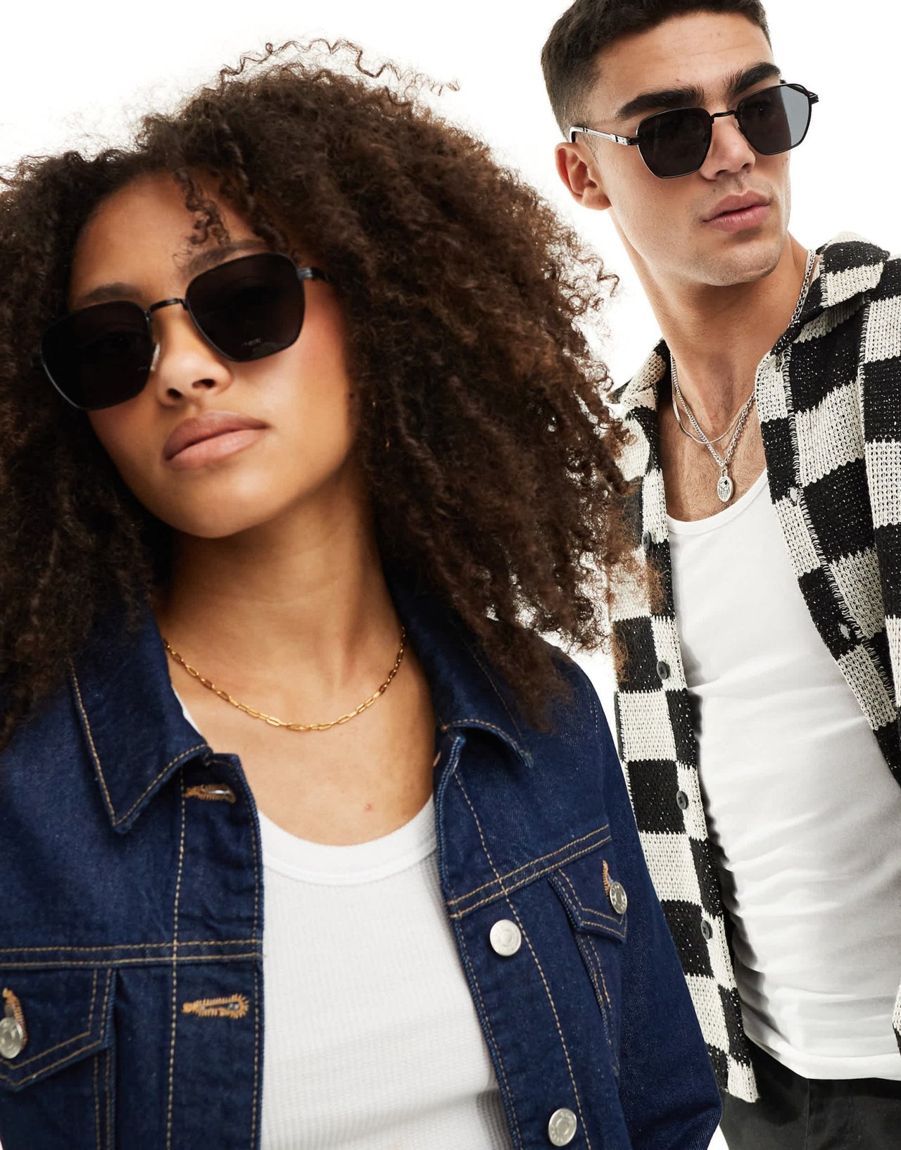 AJ Morgan square sunglasses in black - ASOS Sample Sale EU Store