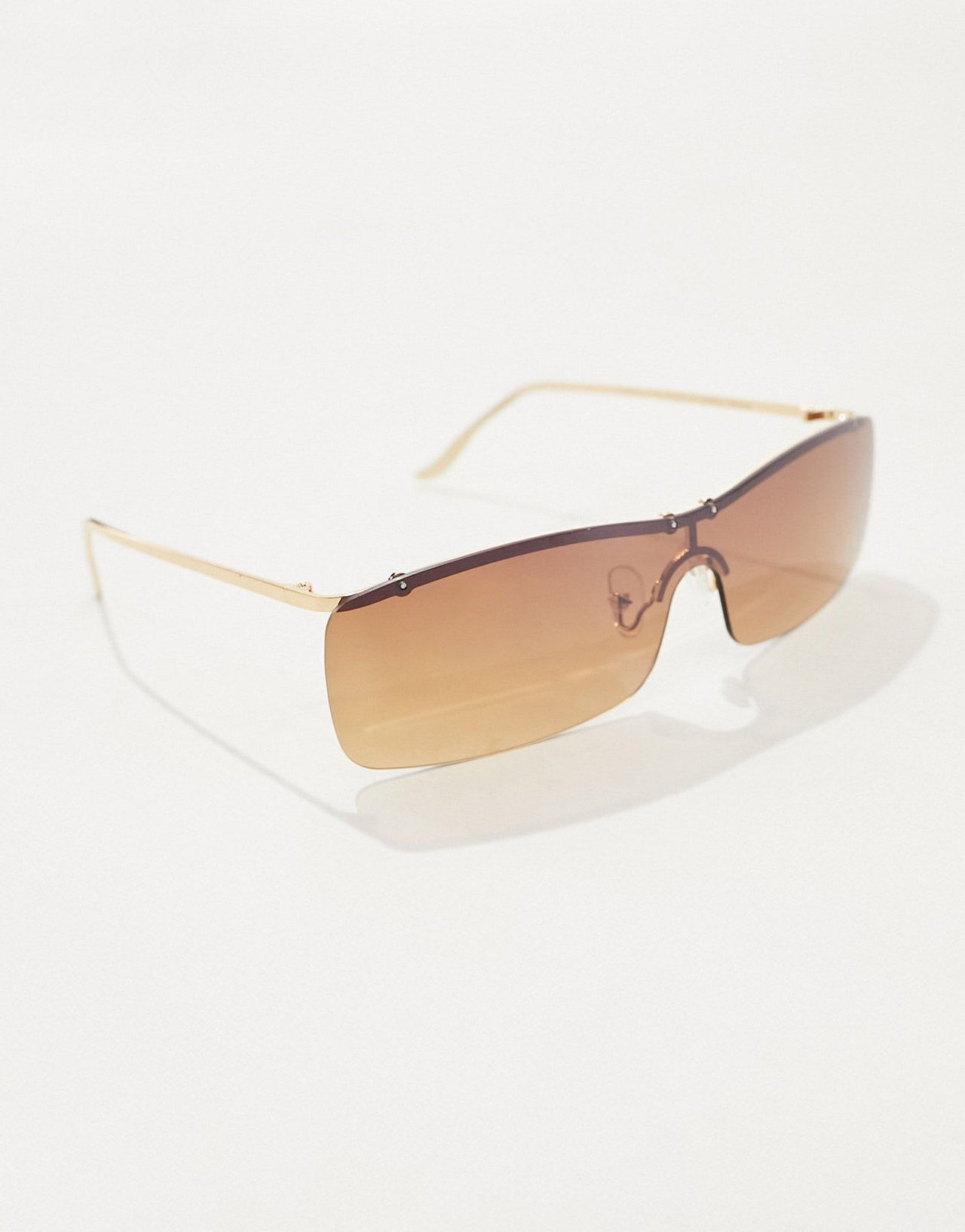 AJ Morgan stealth racer sunglasses in gold mirror - ASOS Sample Sale EU Store