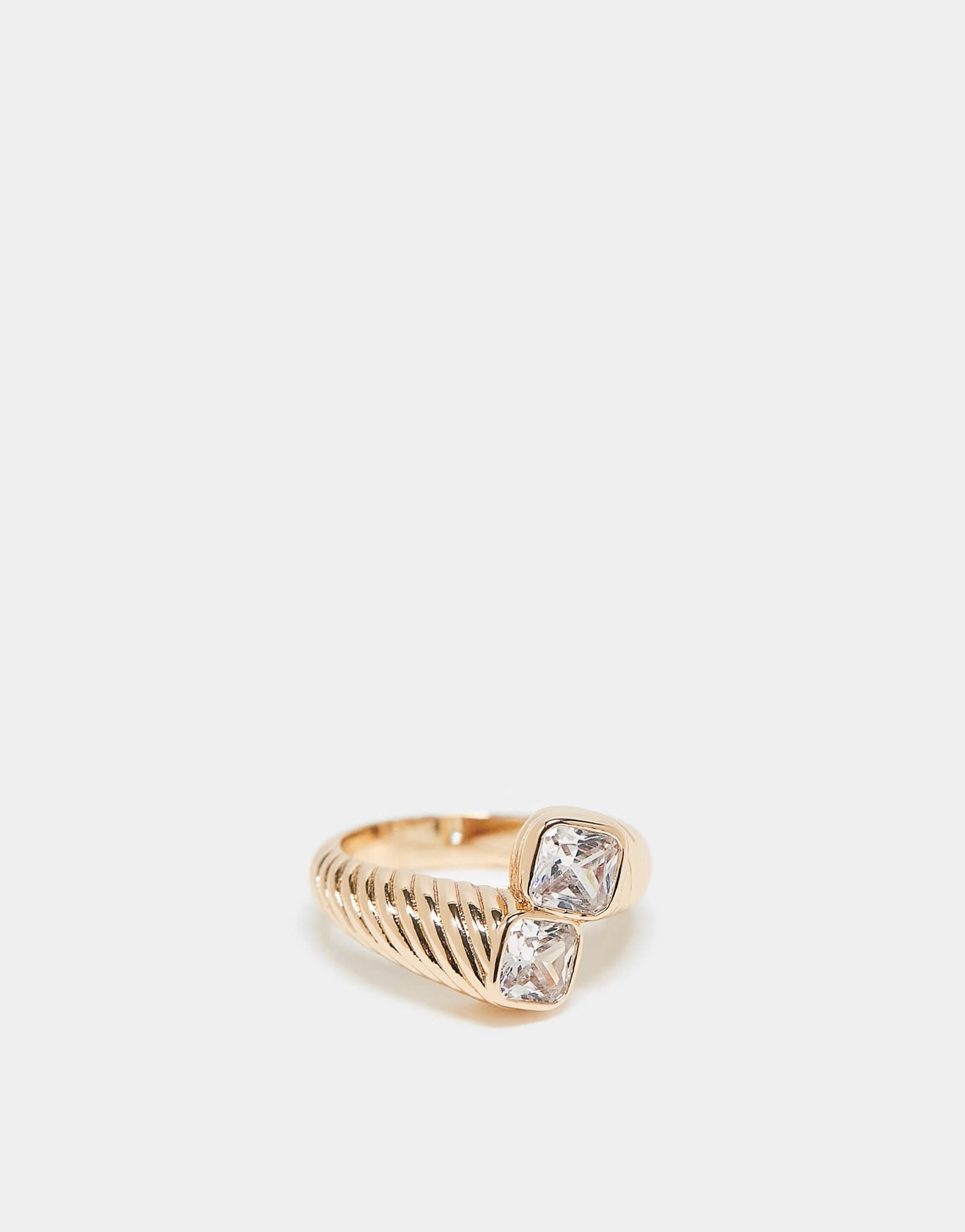 ALDO Abernathie stacking ring in gold - ASOS Sample Sale EU Store