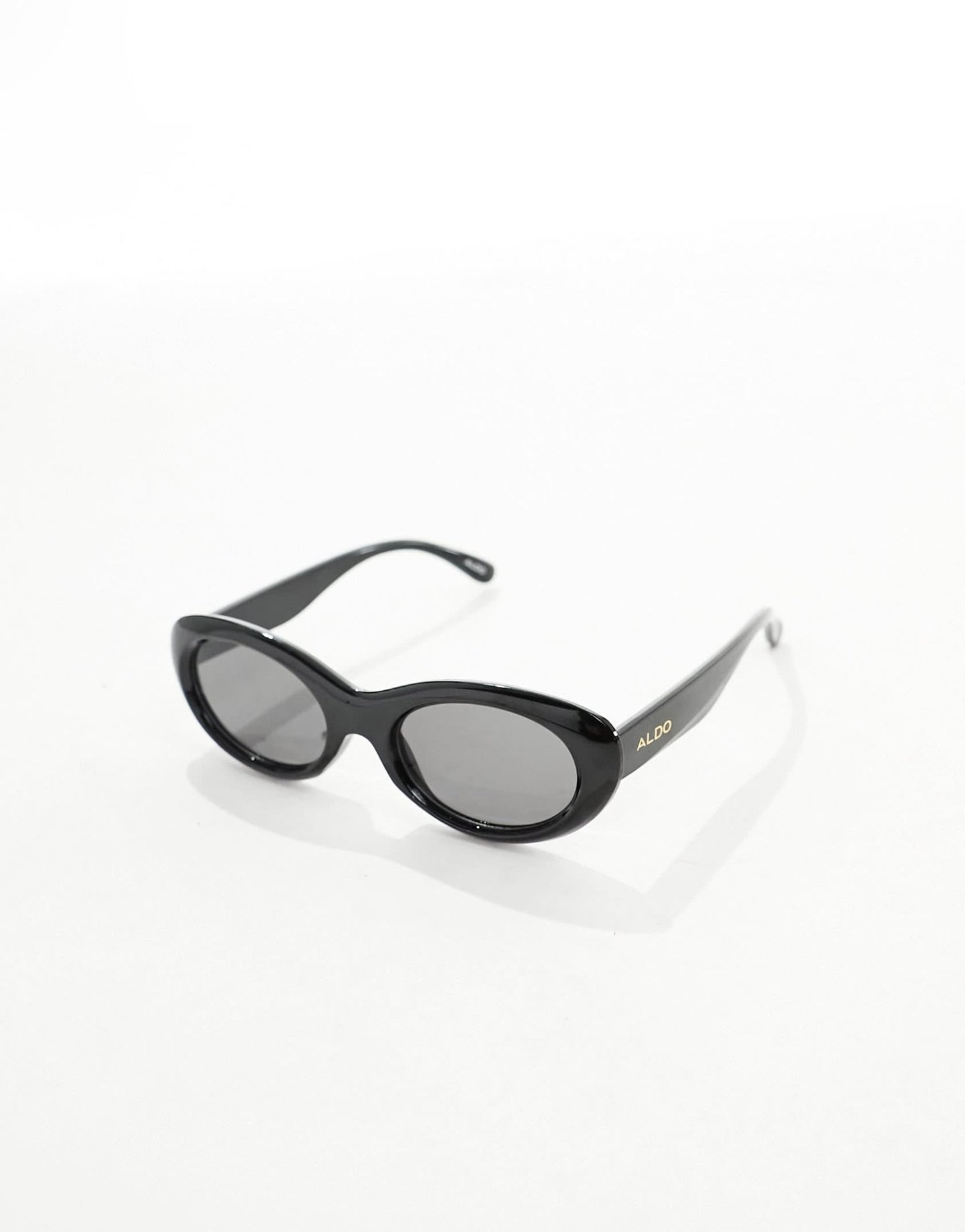 ALDO Ondine oval sunglasses in black - ASOS Sample Sale EU Store