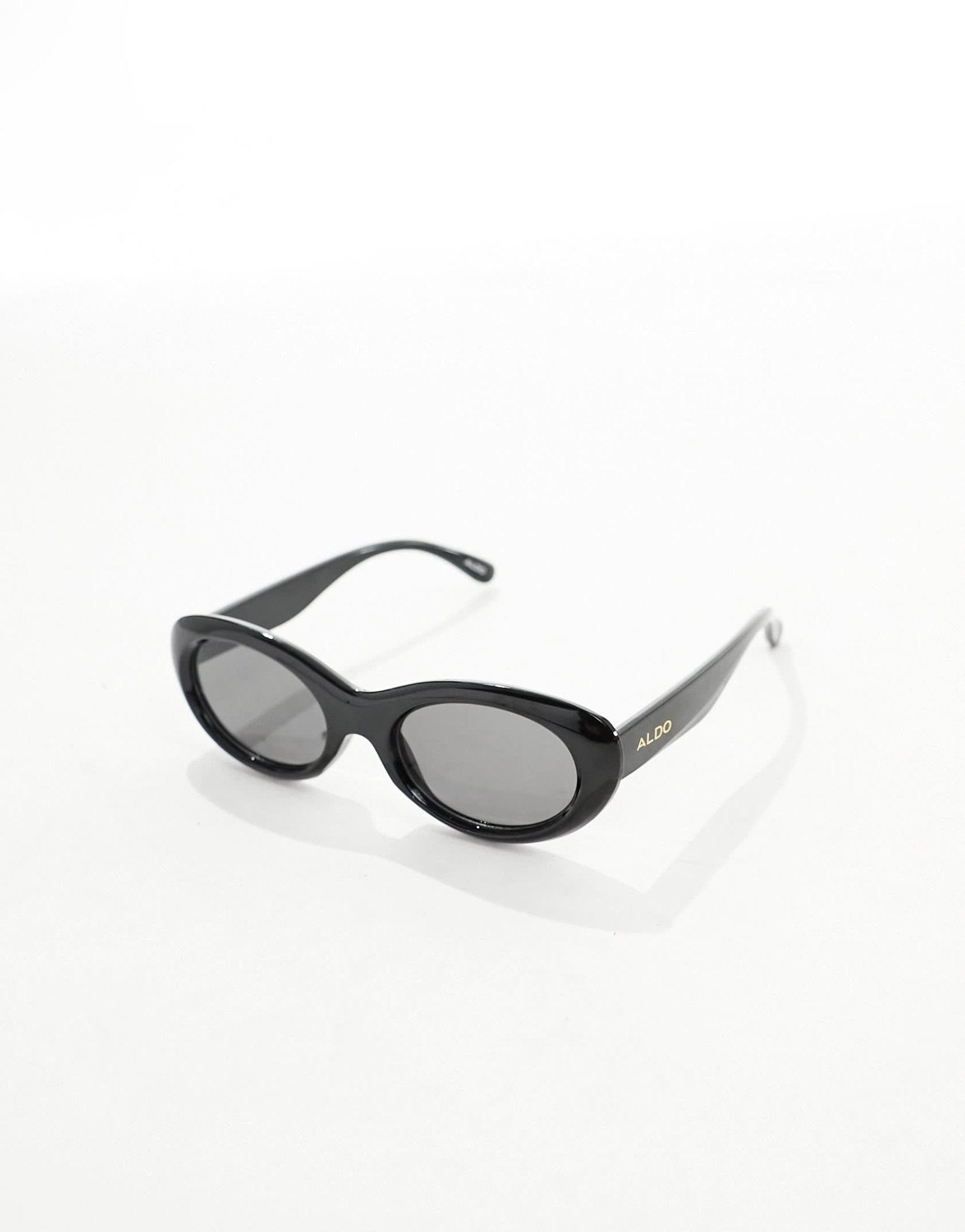 ALDO Ondine oval sunglasses in black - ASOS Sample Sale EU Store