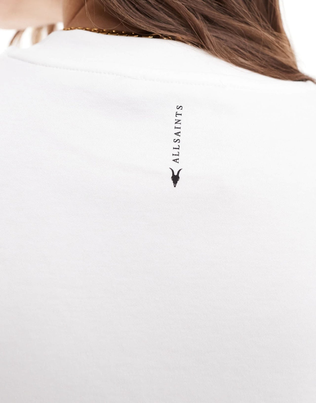 AllSaints Amelie oversized boxy t-shirt in white - ASOS Sample Sale EU Store