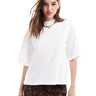 T-shirt oversize boxy AllSaints Amelie bianca