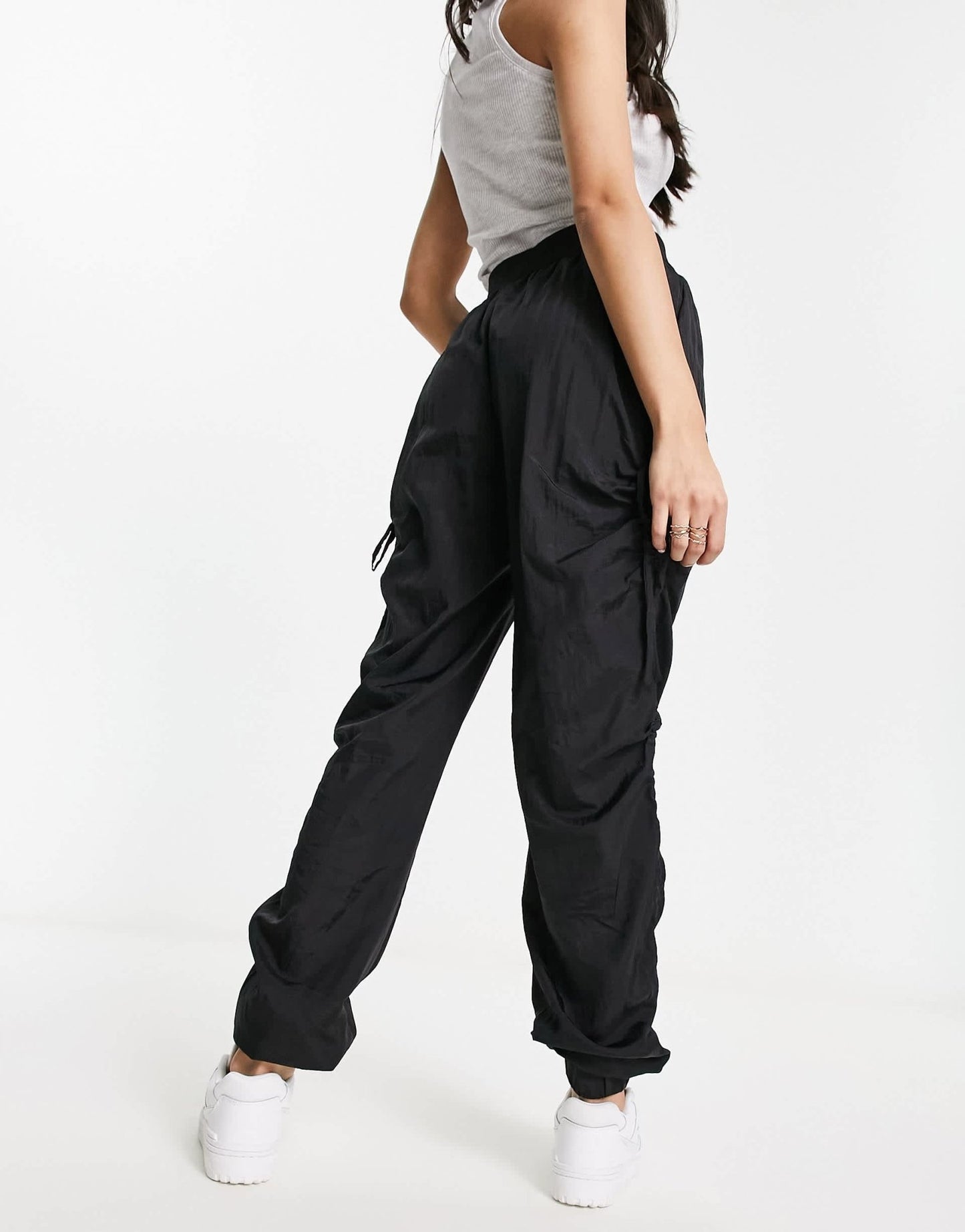 AllSaints Aura utility trousers in black - ASOS Sample Sale EU Store