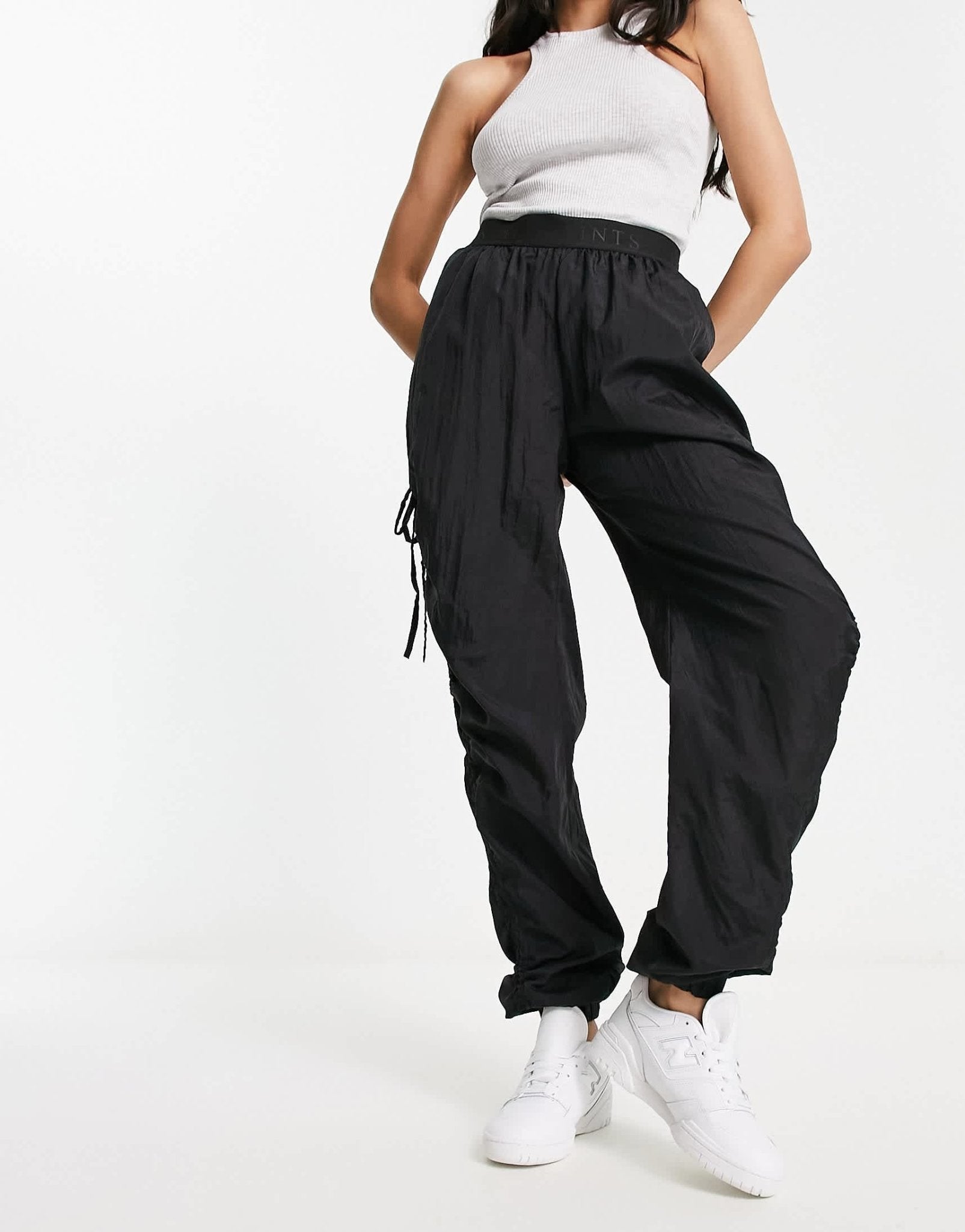 AllSaints Aura utility trousers in black - ASOS Sample Sale EU Store