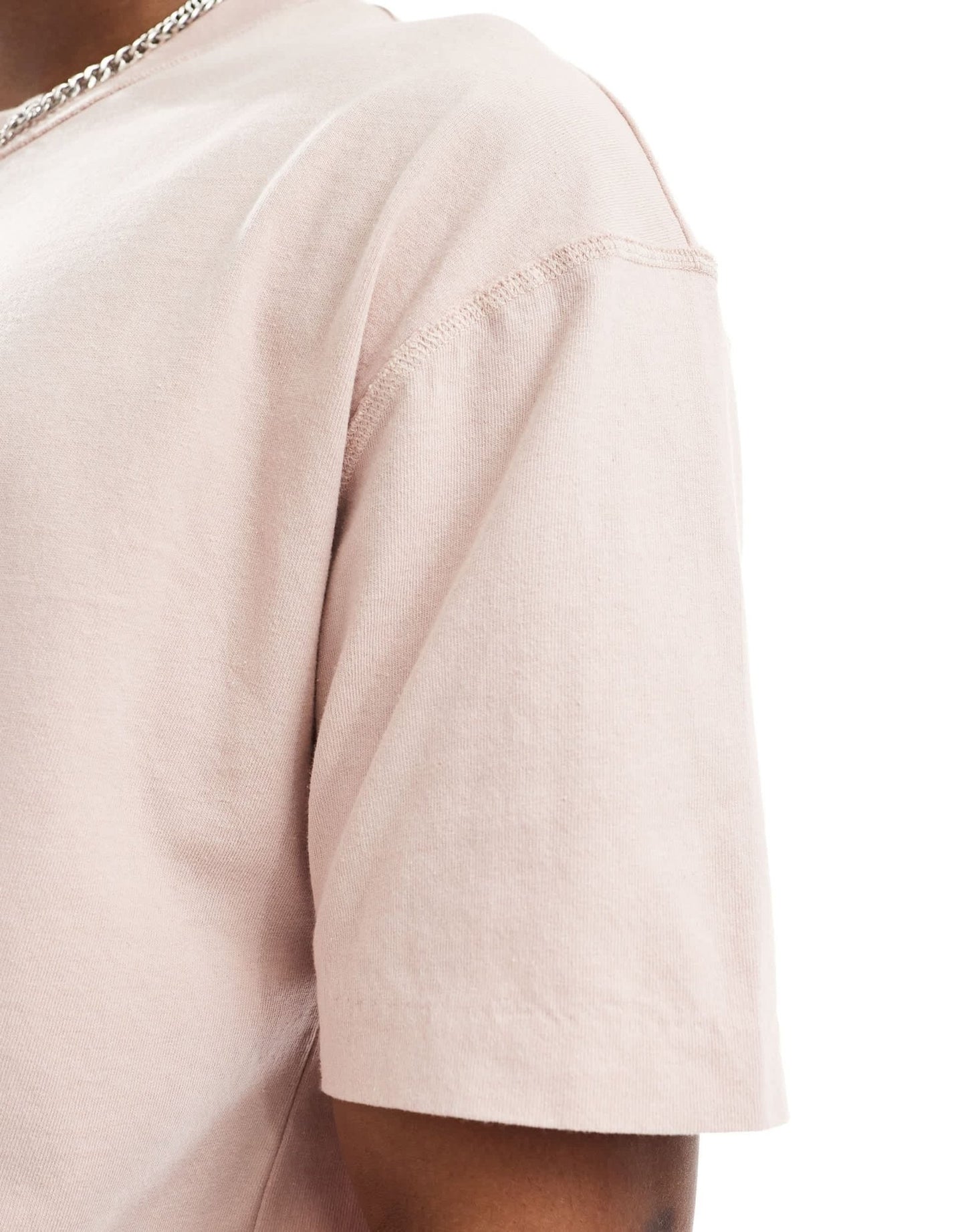 AllSaints Isac oversized t-shirt in pink - ASOS Sample Sale EU Store