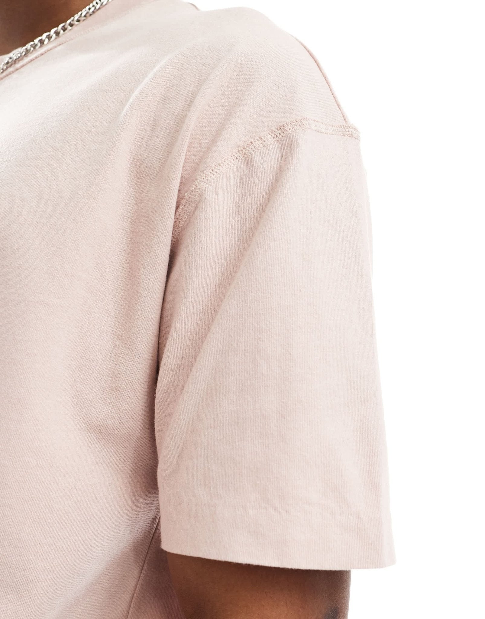 AllSaints Isac oversized t-shirt in pink - ASOS Sample Sale EU Store
