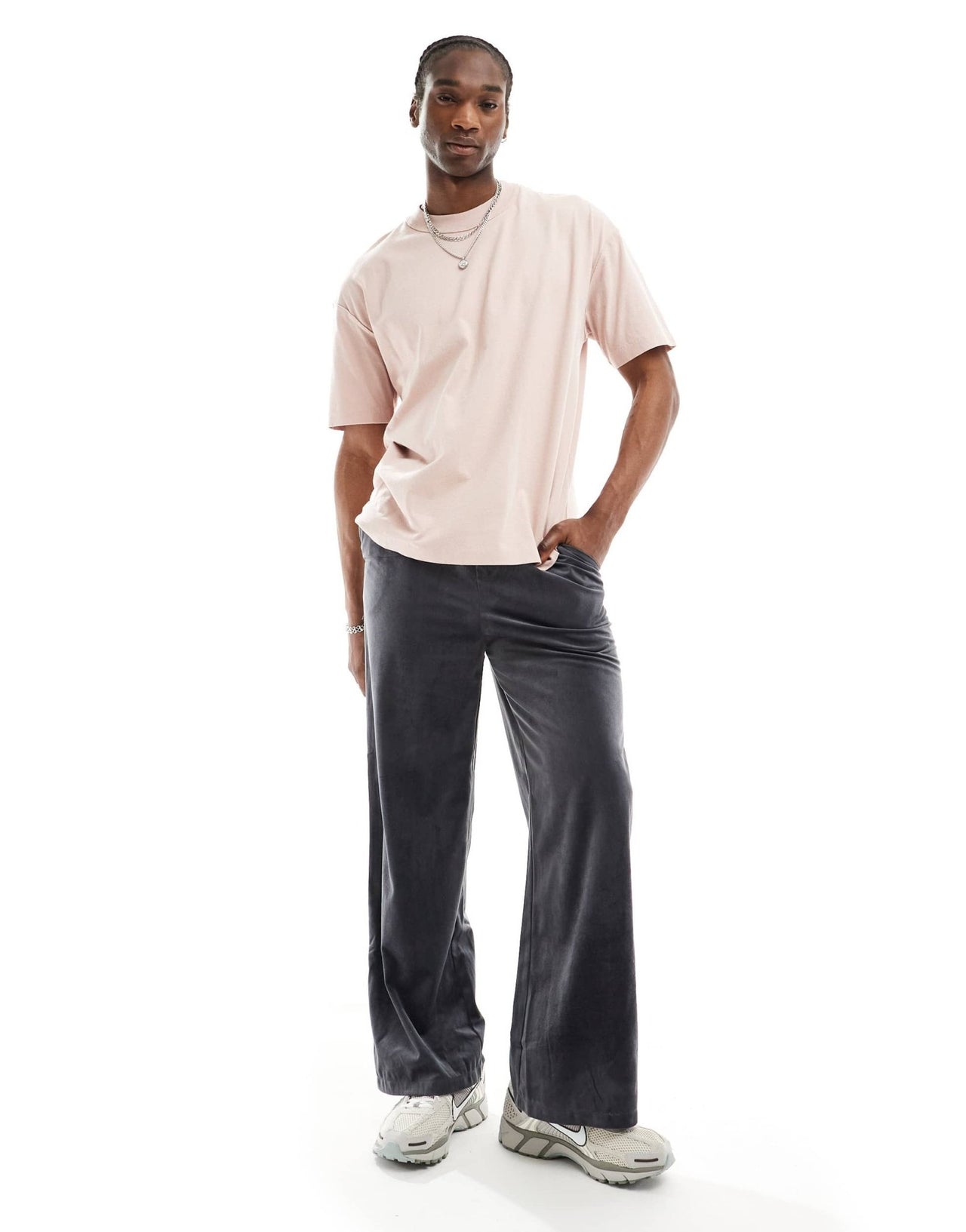 AllSaints Isac oversized t-shirt in pink - ASOS Sample Sale EU Store