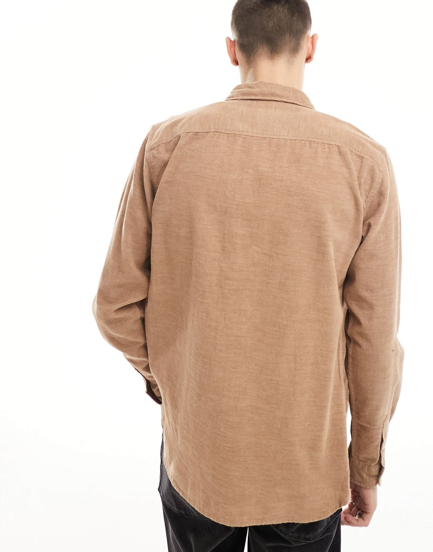 AllSaints Lorella shirt in camel brown - ASOS Sample Sale EU Store