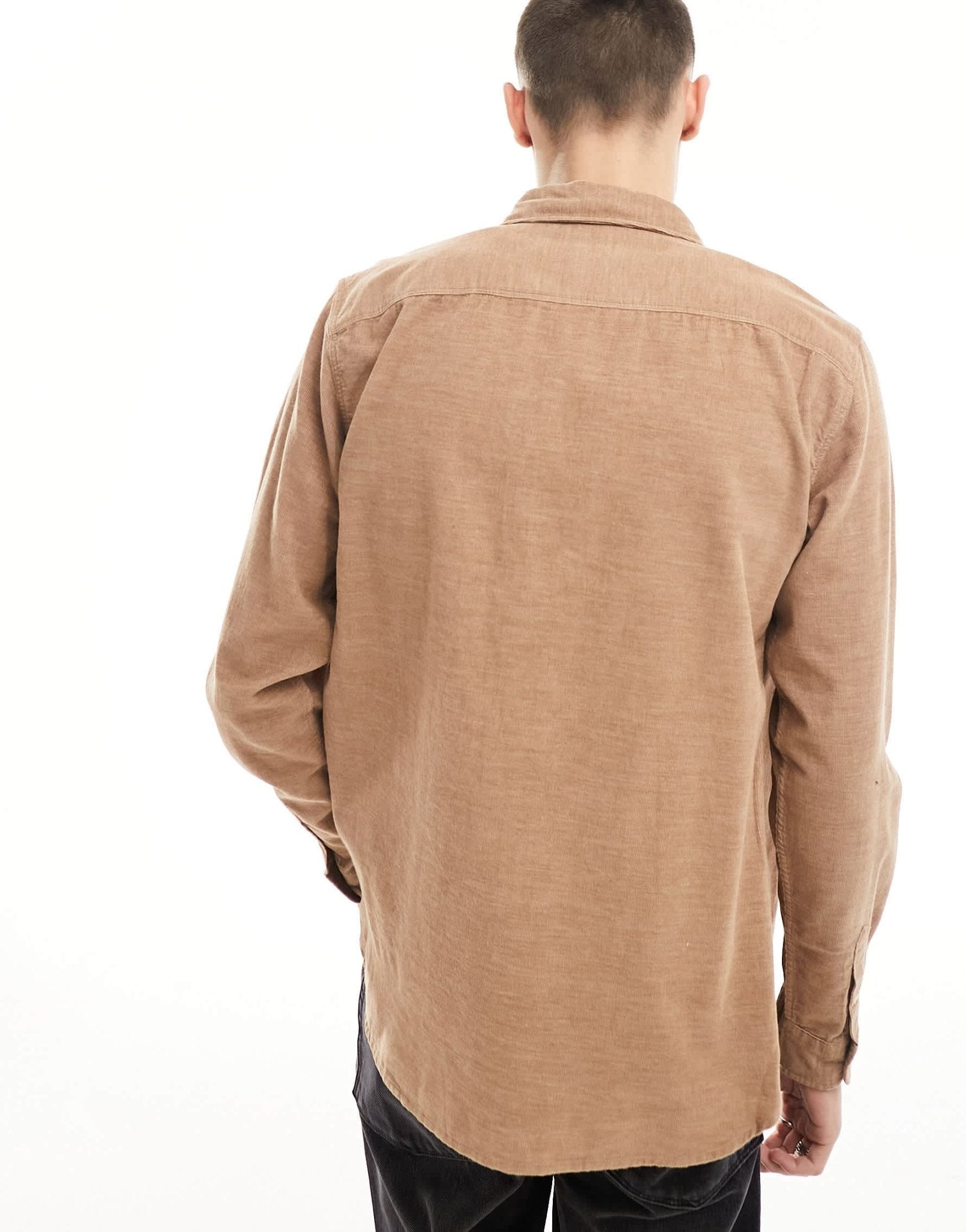 AllSaints Lorella shirt in camel brown - ASOS Sample Sale EU Store
