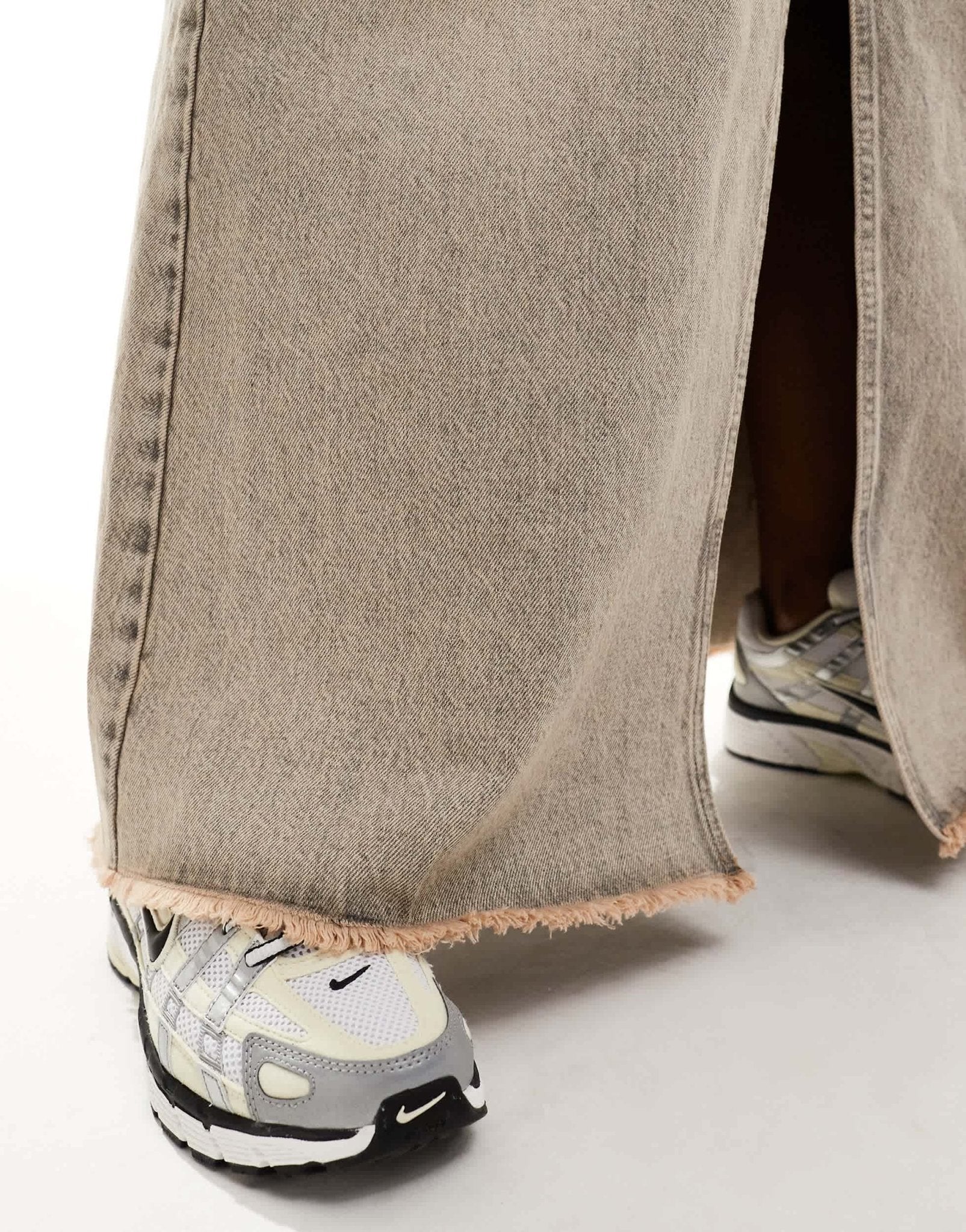AllSaints Noir A - line denim maxi skirt in washed grey - ASOS Sample Sale EU Store