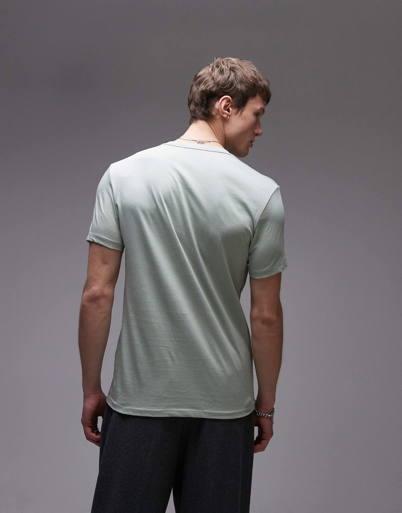 AllSaints Tonic short sleeve crew neck t-shirt in eden green - ASOS Sample Sale EU Store