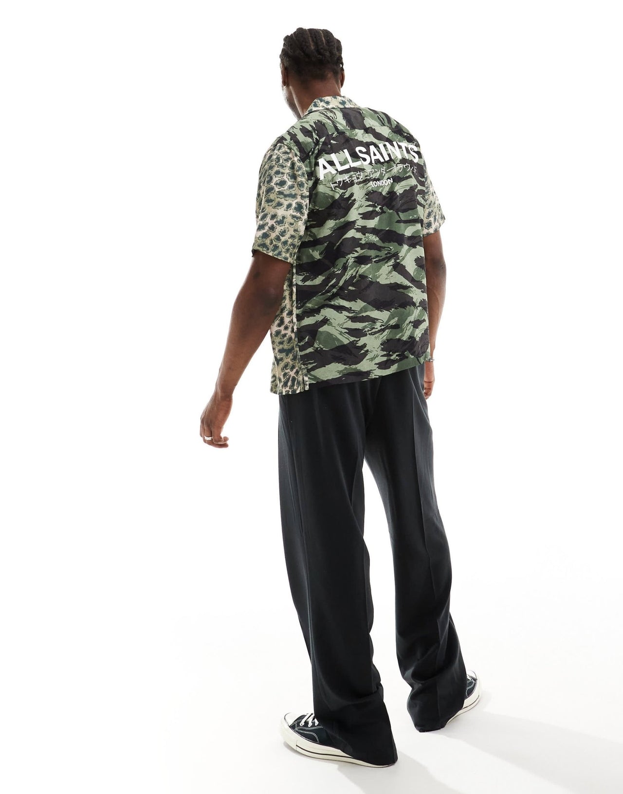 AllSaints Underground shirt in camo print - ASOS Sample Sale EU Store