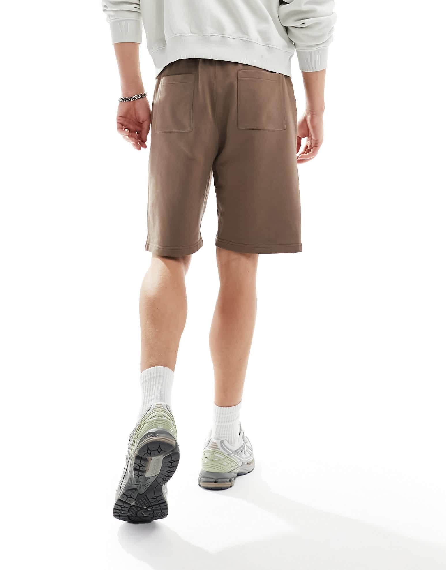 AllSaints Underground sweat shorts in brown exclusive to asos - ASOS Sample Sale EU Store