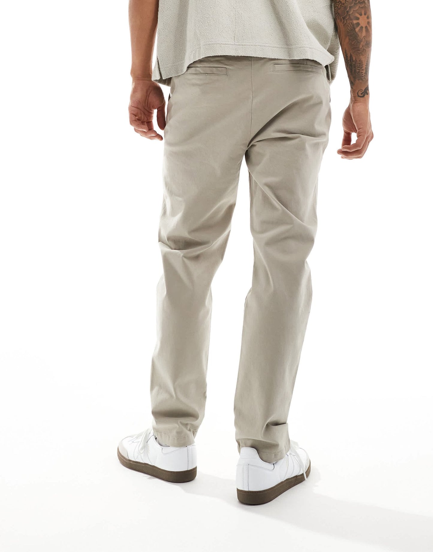 AllSaints Walde chino trousers in grey - ASOS Sample Sale EU Store