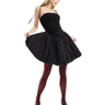 Mini-robe Alexa à nouer à l'épaule Amy Lynn en noir