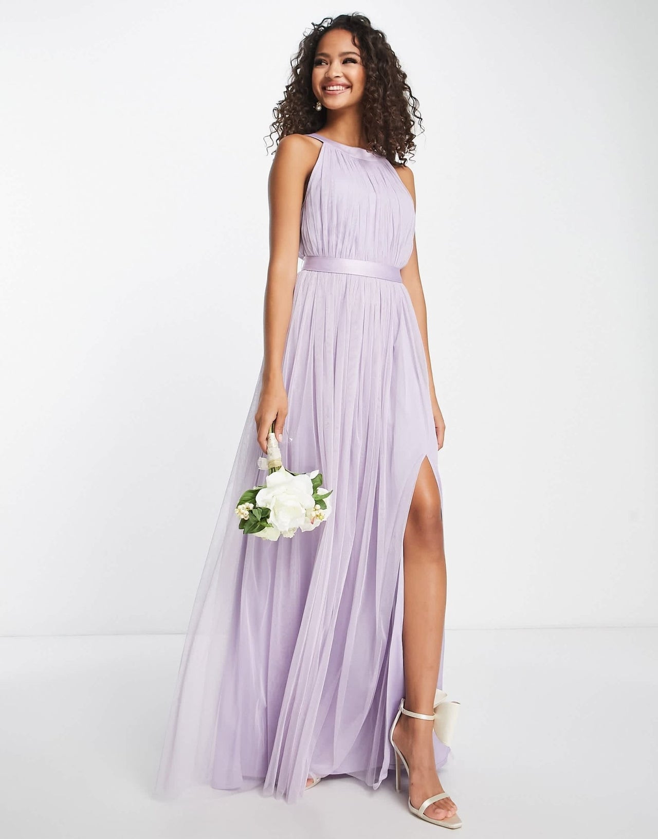 Anaya Bridesmaid halter neck maxi dress in lilac - ASOS Sample Sale EU Store