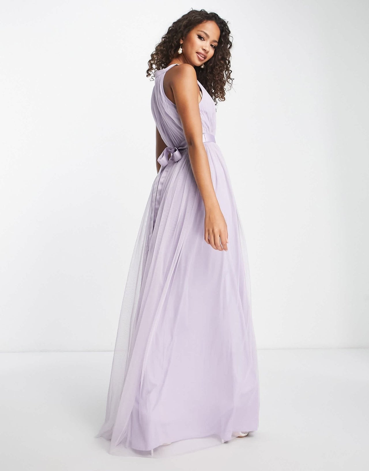 Anaya Bridesmaid halter neck maxi dress in lilac - ASOS Sample Sale EU Store