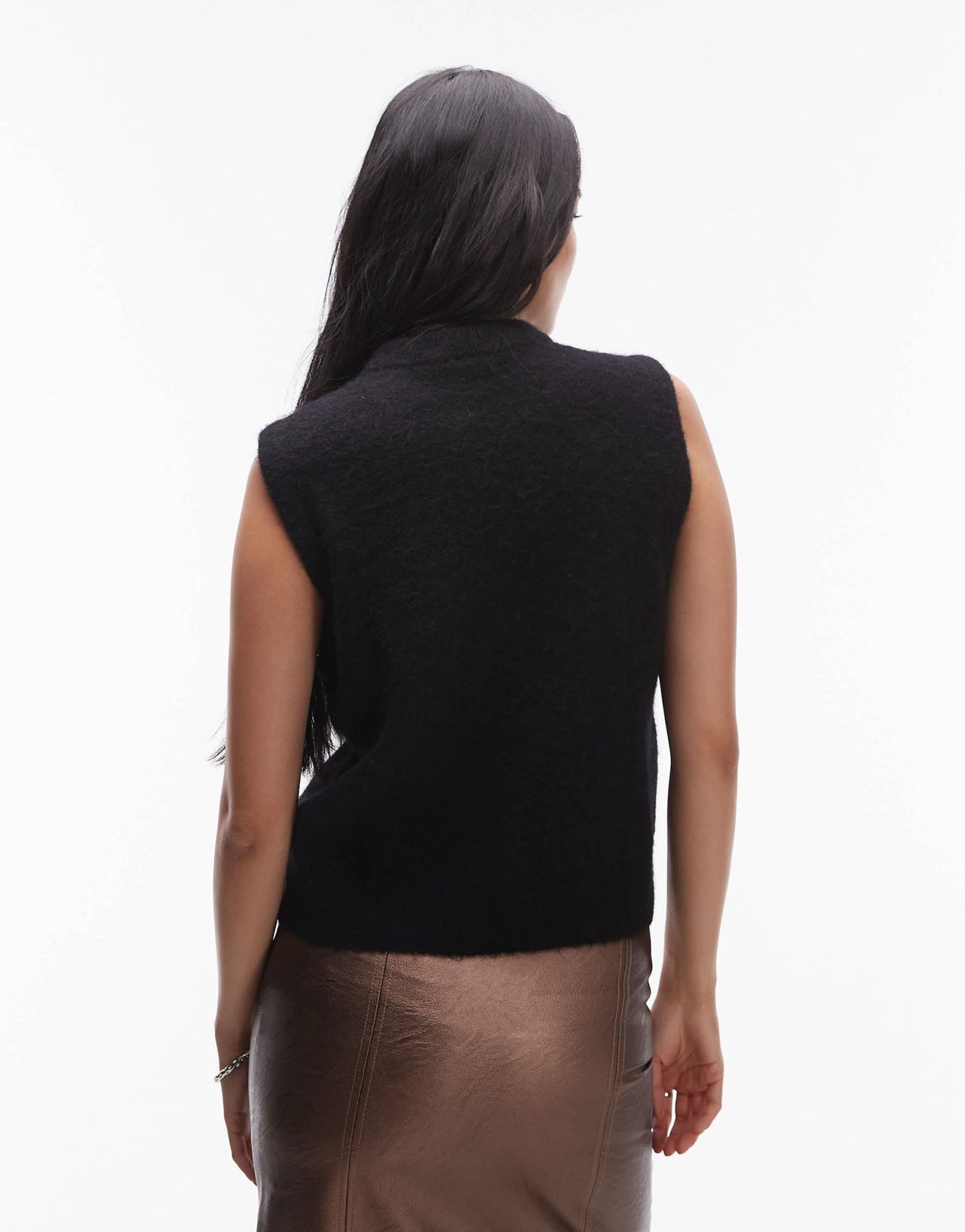 ARKET alpaca blend knitted tank vest in black - ASOS Sample Sale EU Store