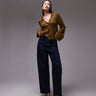 ARKET Amber barrel leg jeans in rinse wash blue