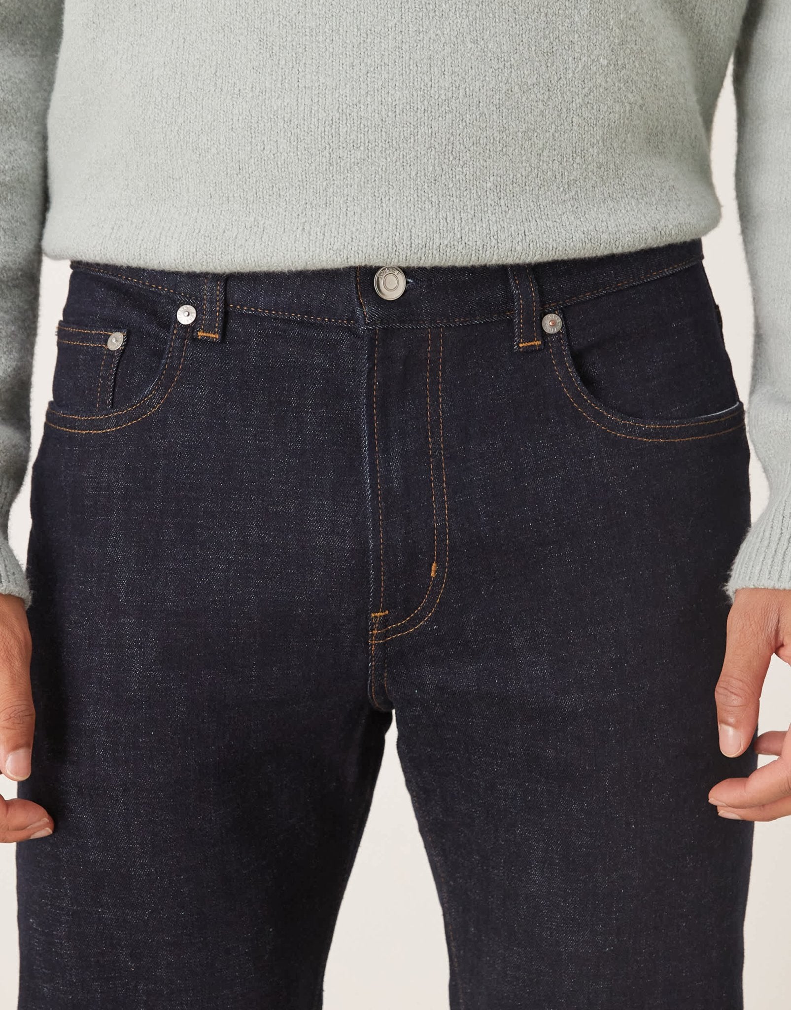 ARKET Birch stretch slim fit jeans in dark washed blue - ASOS Sample Sale EU Store
