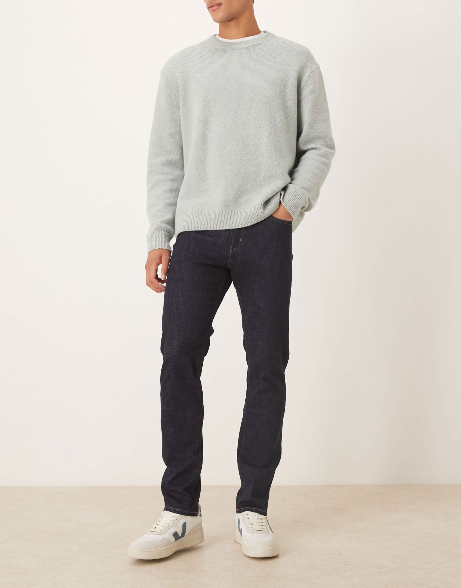 ARKET Birch stretch slim fit jeans in dark washed blue - ASOS Sample Sale EU Store