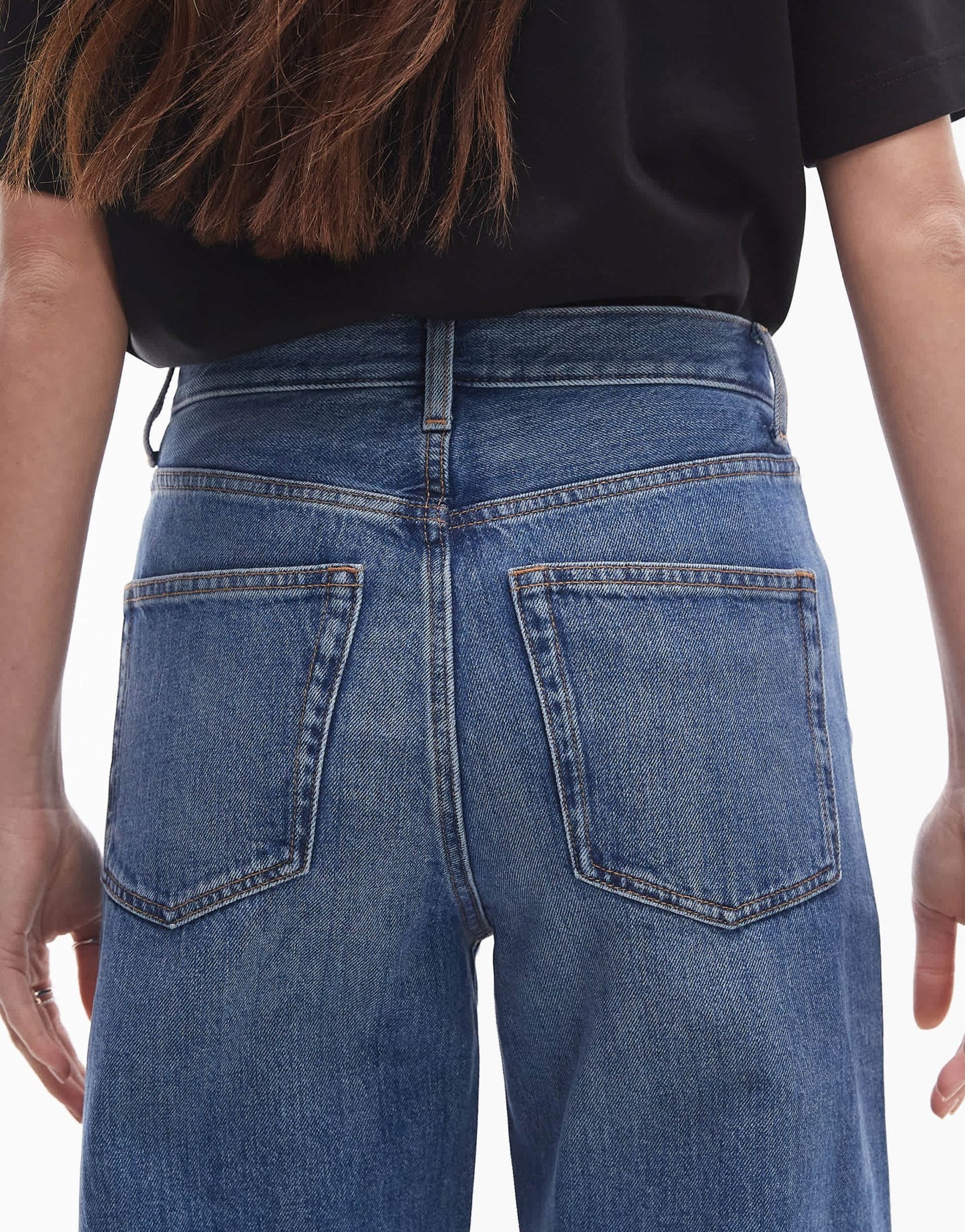 ARKET Coral high waist relaxed leg jeans in light wash blue - ASOS Sample Sale EU Store
