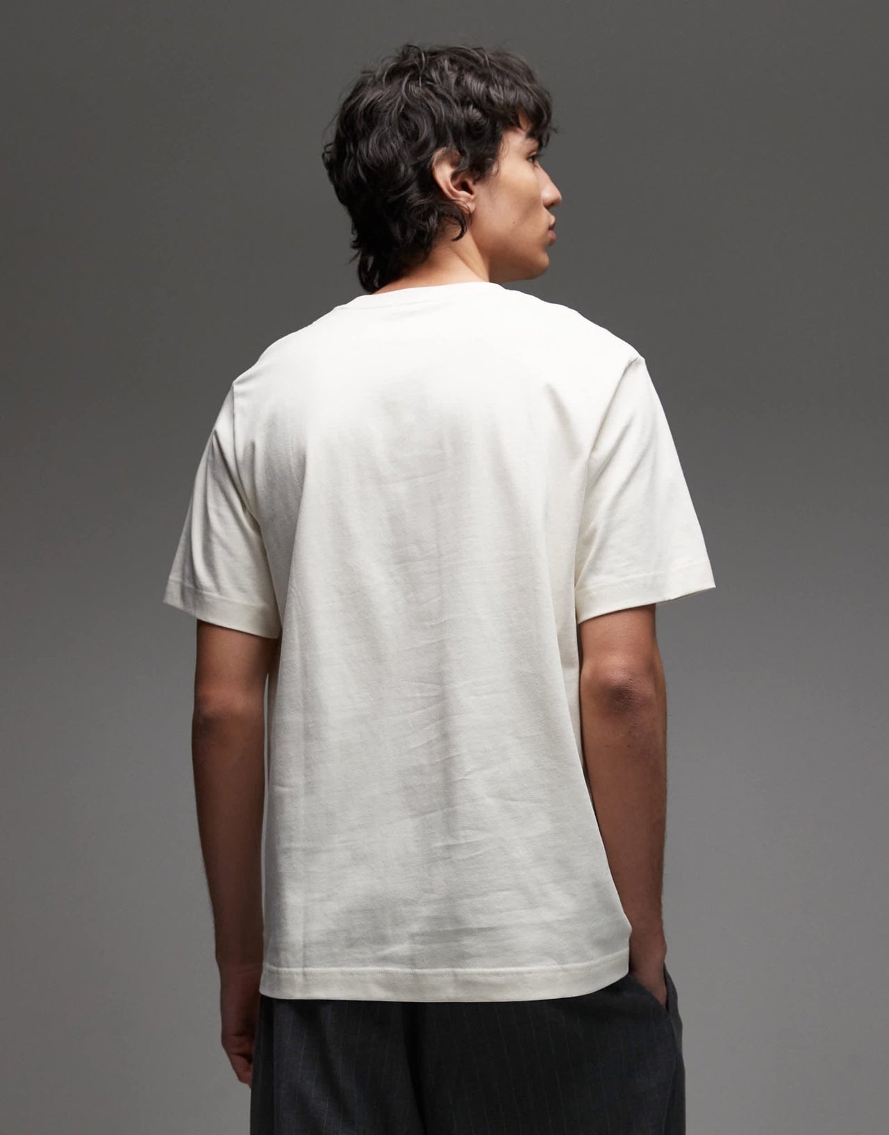 ARKET heavy weight jersey t-shirt in off white - ASOS Sample Sale EU Store
