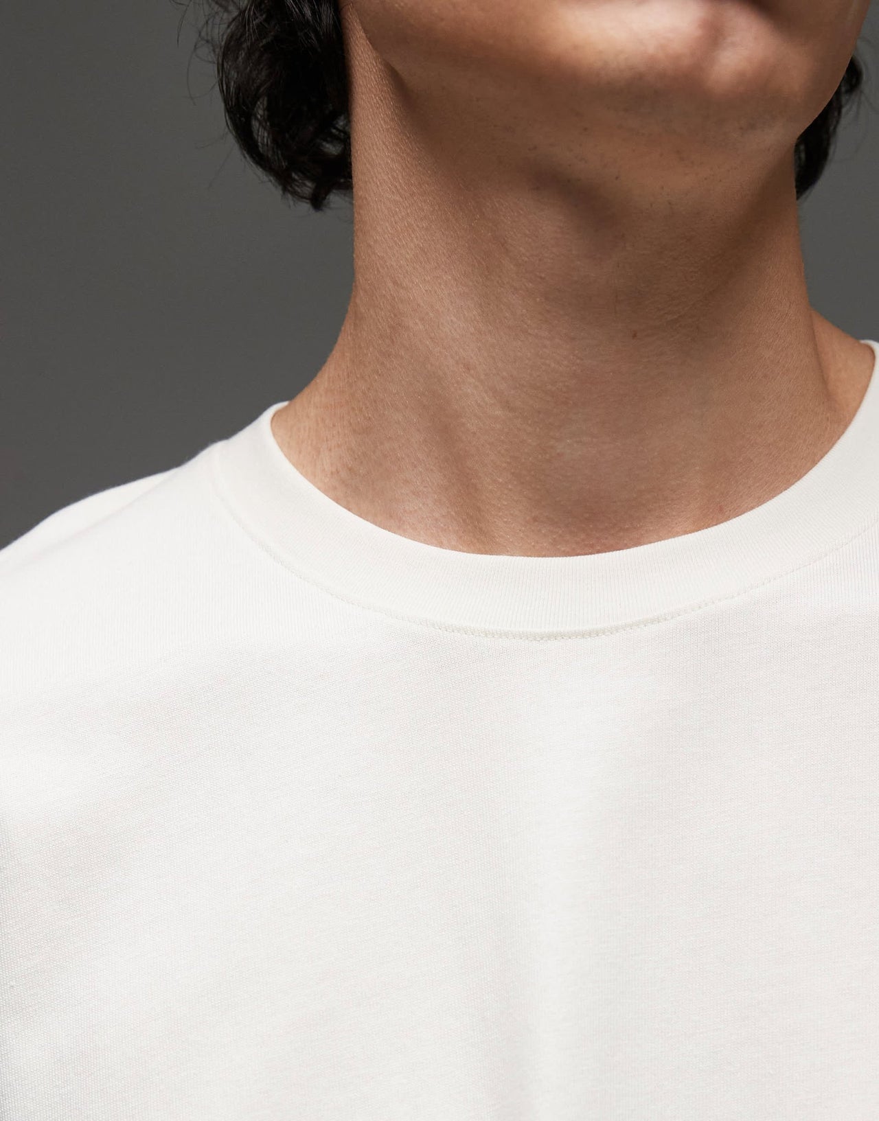 ARKET heavy weight jersey t-shirt in off white - ASOS Sample Sale EU Store