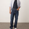 ARKET Ocean loose straight leg jeans in deep blue wash