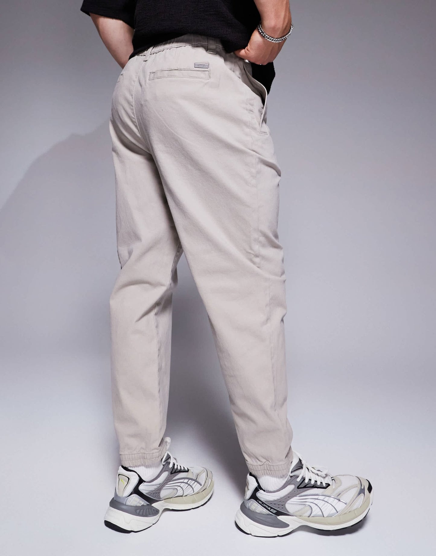 Armani Exchange cuffed cargo trouser in beige - ASOS Sample Sale EU Store