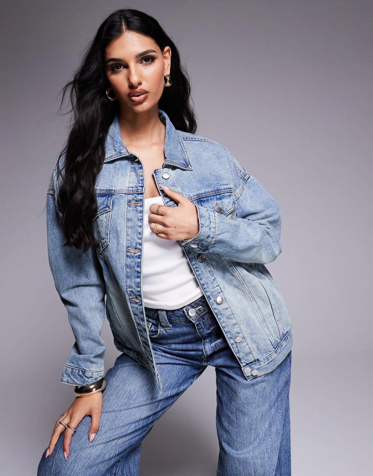 Armani Exchange denim jacket in light blue - ASOS Sample Sale EU Store