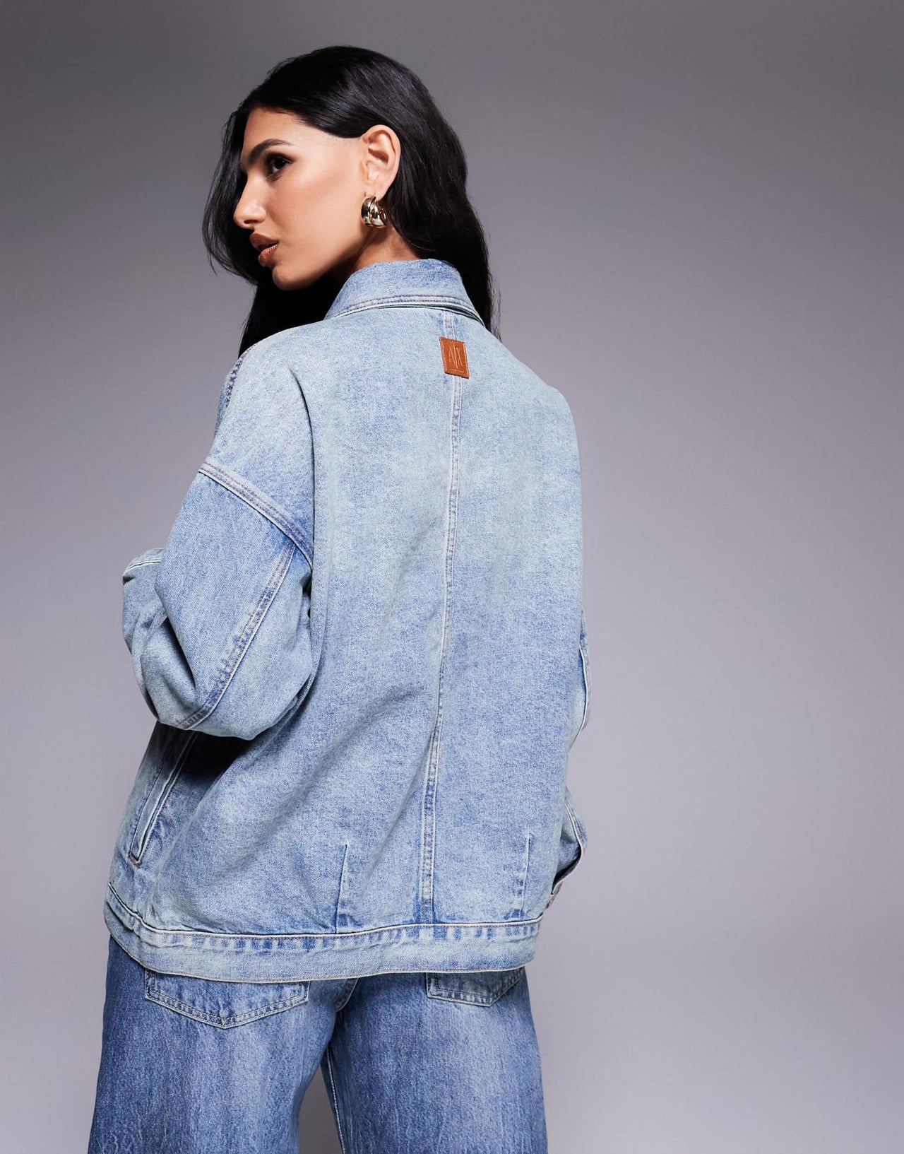 Armani Exchange denim jacket in light blue - ASOS Sample Sale EU Store