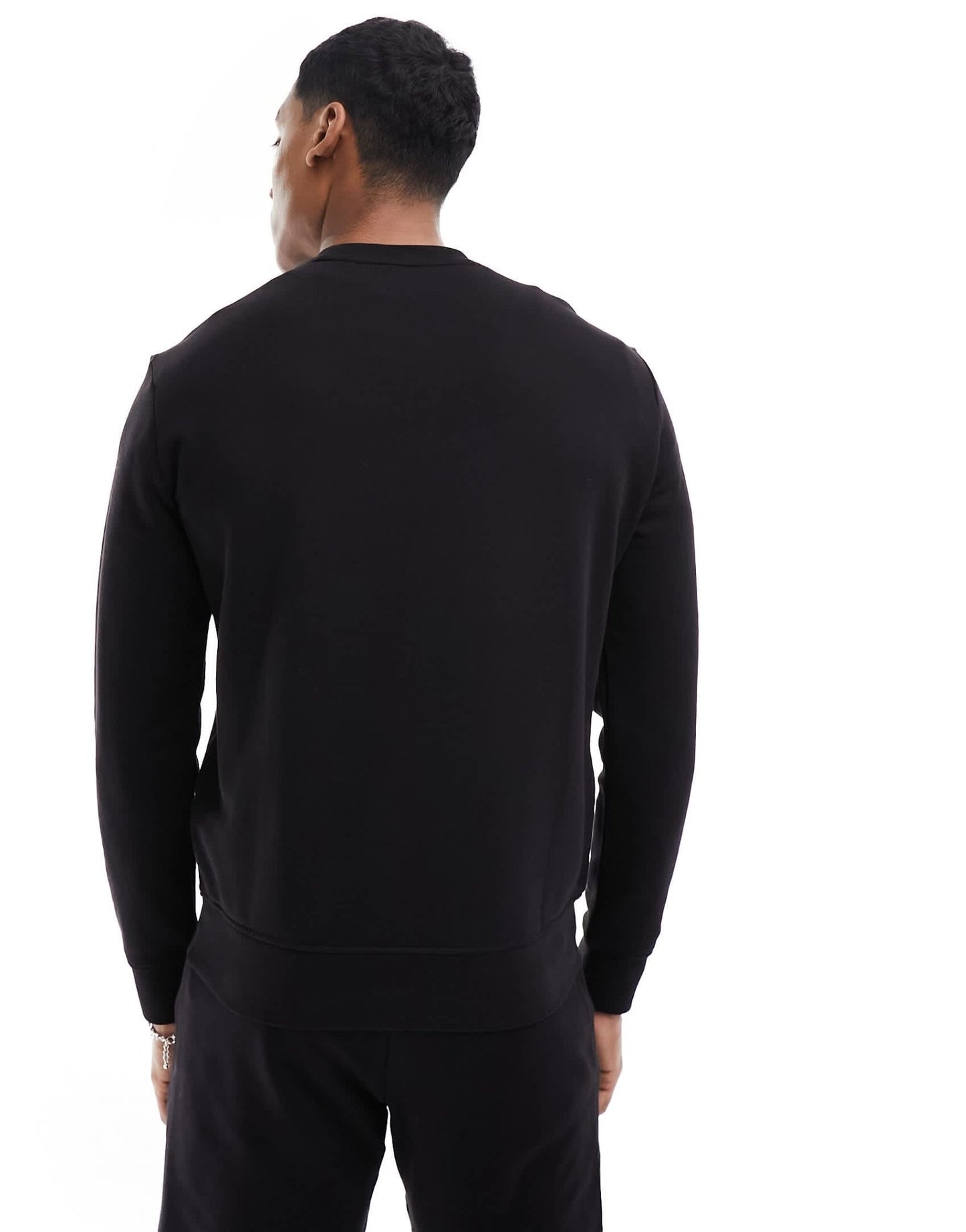 Armani Exchange linear logo sweatshirt in black CO - ORD - ASOS Sample Sale EU Store