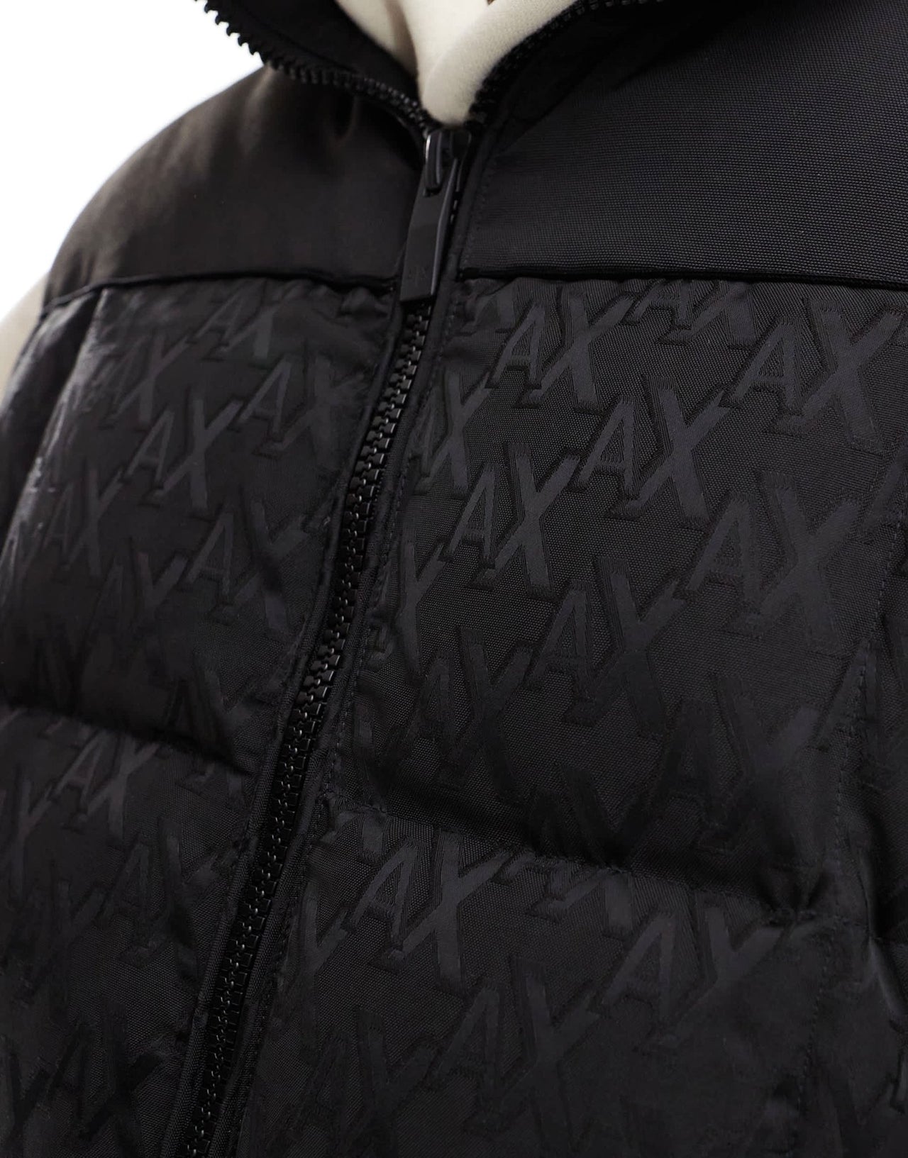 Armani Exchange logo puffer gilet in black - ASOS Sample Sale EU Store