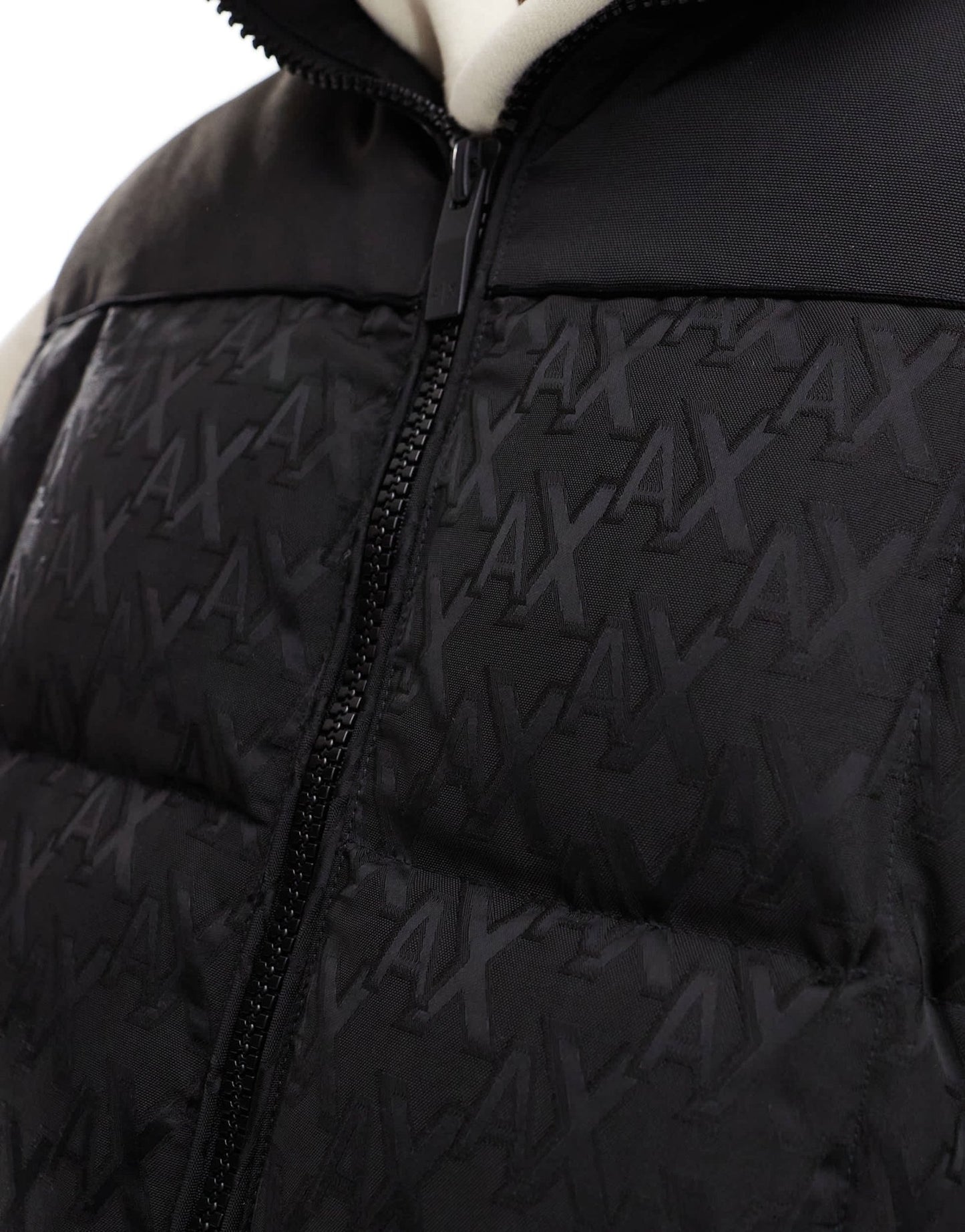 Armani Exchange logo puffer gilet in black - ASOS Sample Sale EU Store