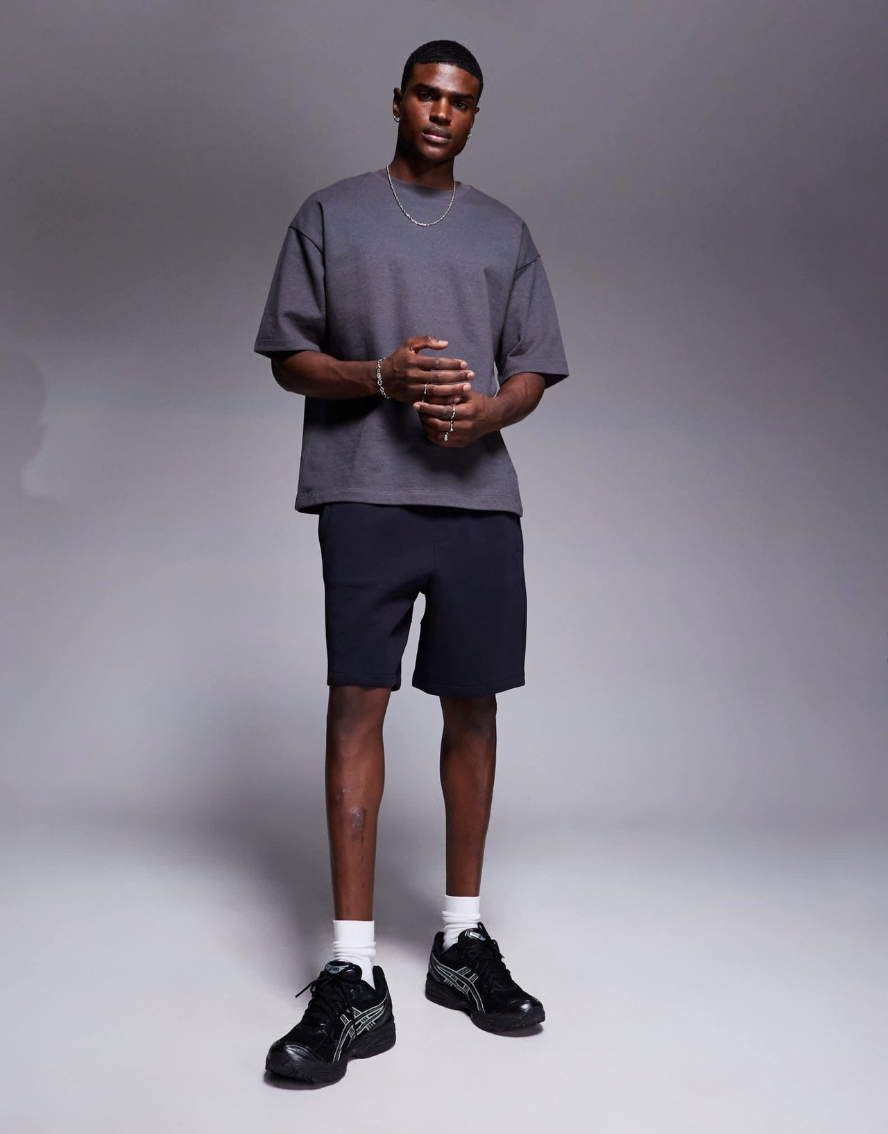 Armani Exchange logo sweat shorts in navy - ASOS Sample Sale EU Store