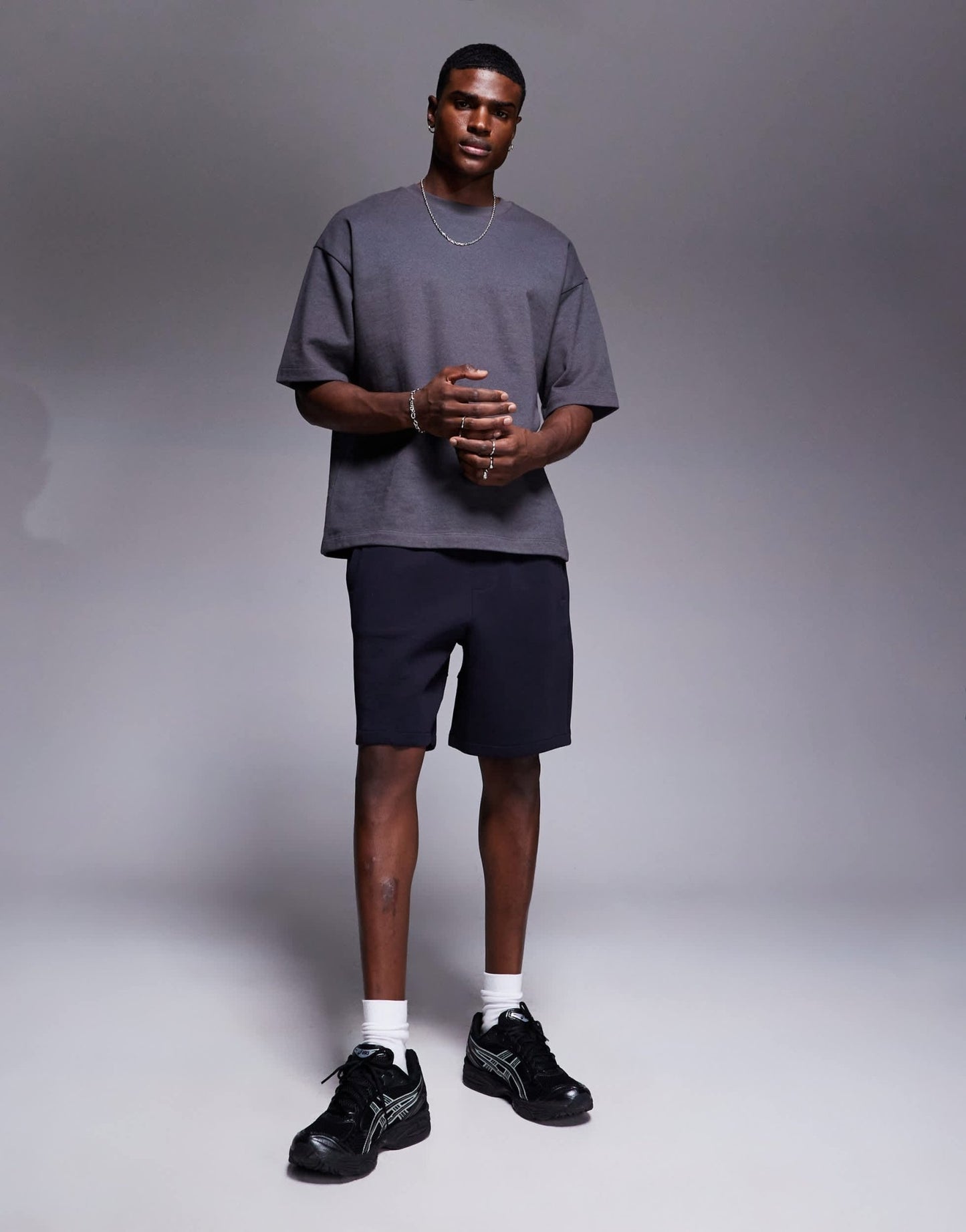 Armani Exchange logo sweat shorts in navy - ASOS Sample Sale EU Store