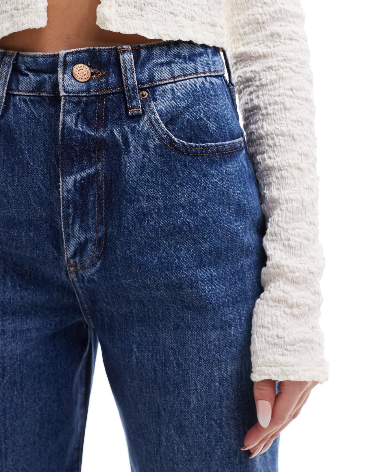 Armani Exchange relaxed 5 pocket jeans in indigo denim - ASOS Sample Sale EU Store