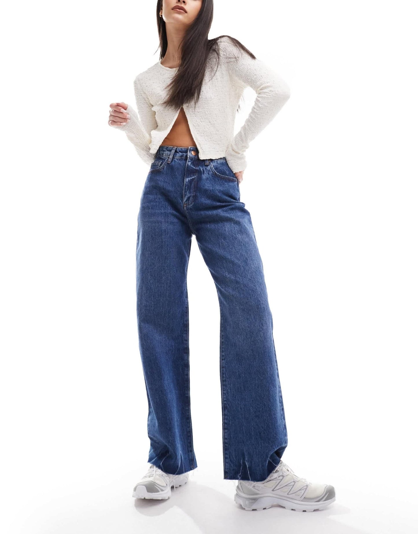 Armani Exchange relaxed 5 pocket jeans in indigo denim - ASOS Sample Sale EU Store