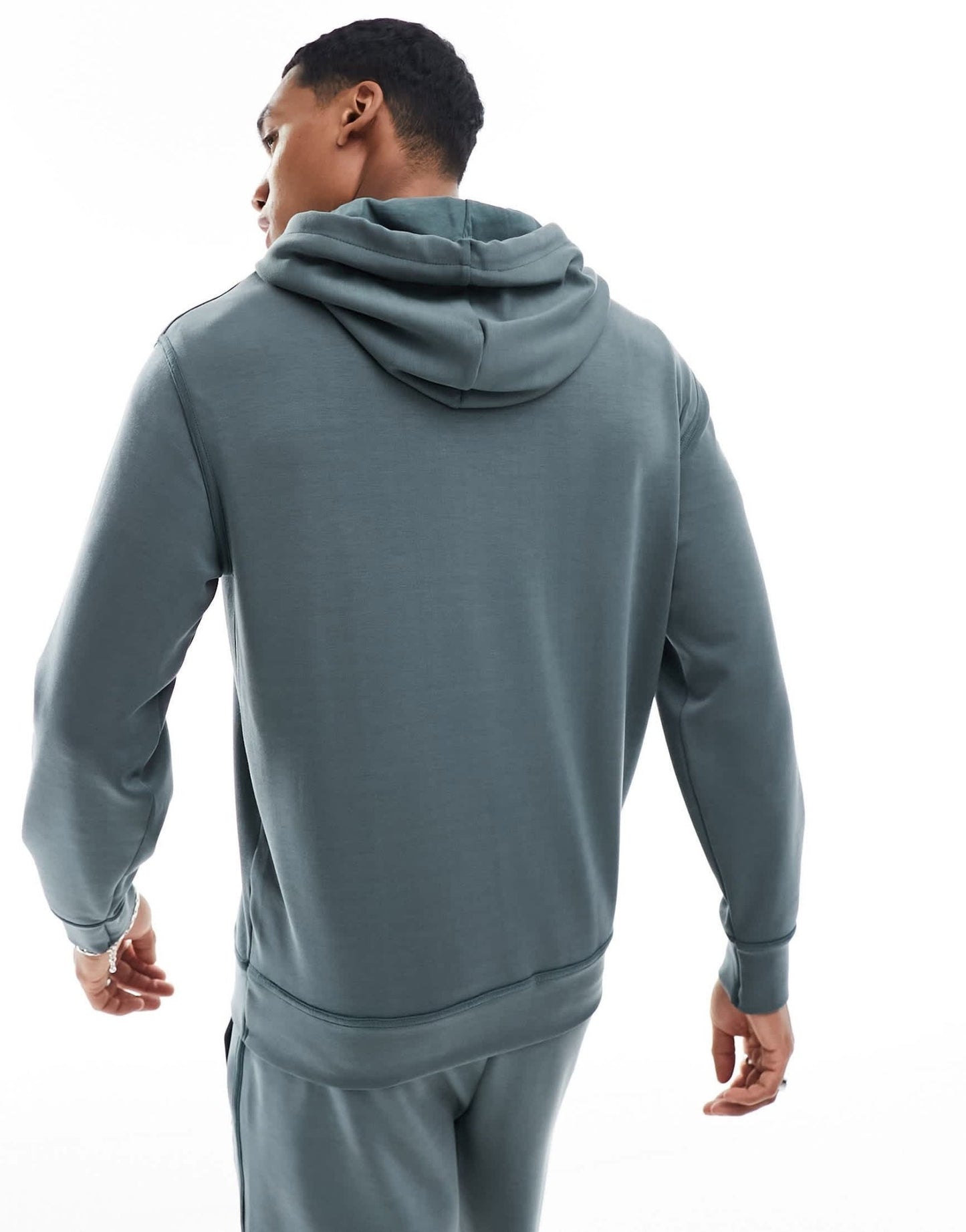 Armani Exchange tonal centre logo hoodie in charcoal CO - ORD - ASOS Sample Sale EU Store