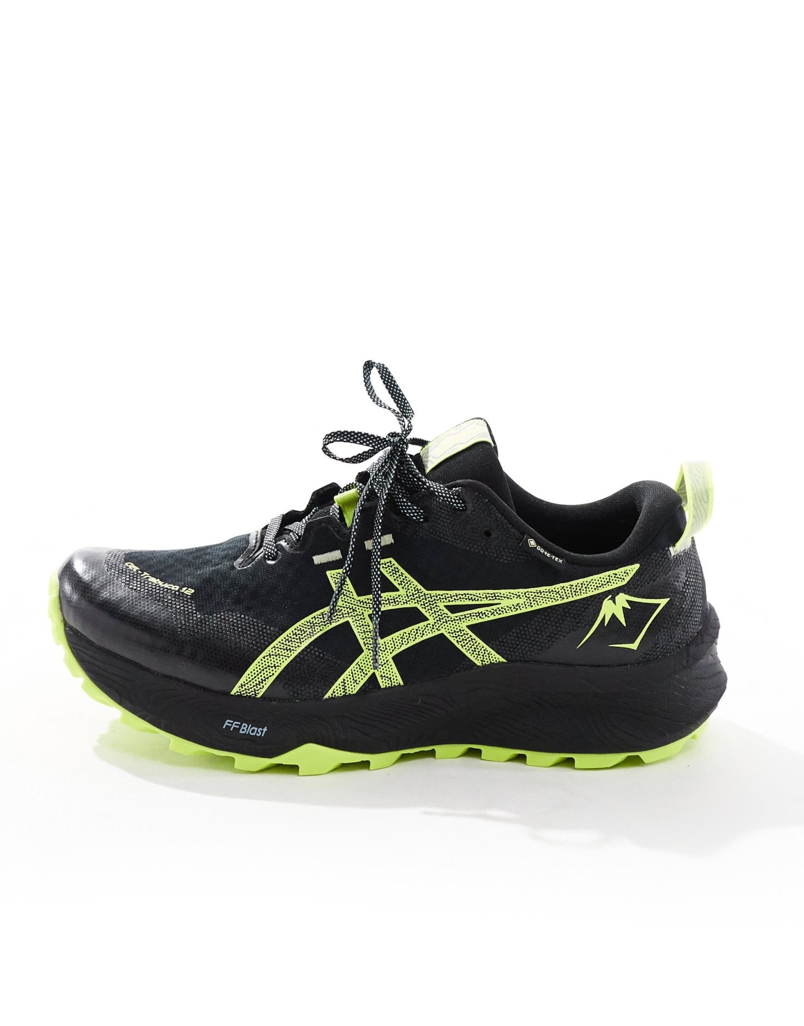 Asics Gel - Trabuco 12 GTX waterproof trail running trainers in black and neon yellow - ASOS Sample Sale EU Store