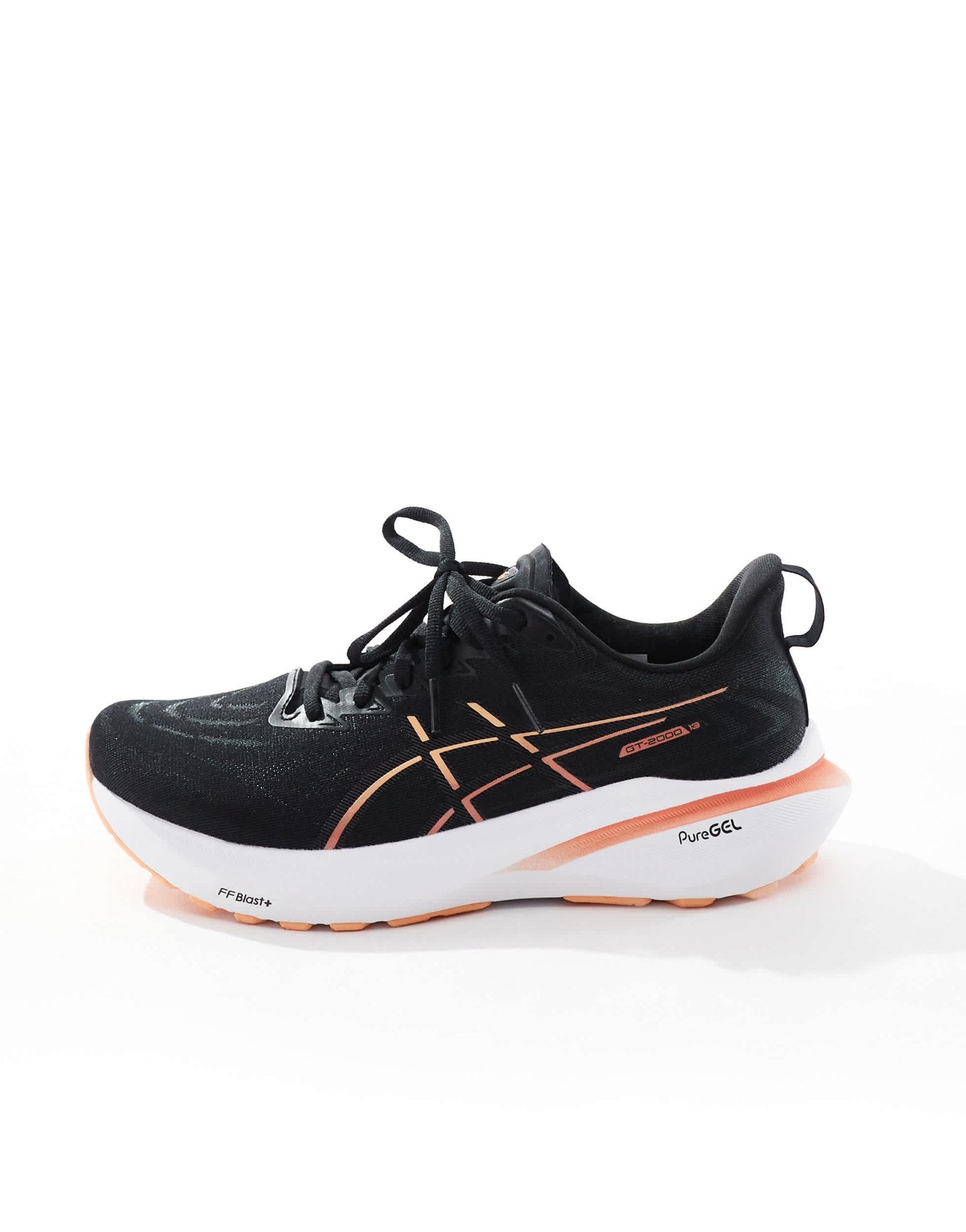 Asics Gt - 2000 13 stability running trainers in black and orange - ASOS Sample Sale EU Store