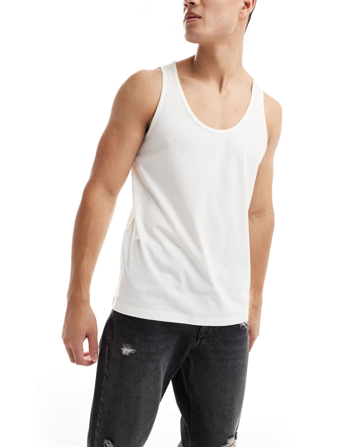 ASOS DESIGN 3 pack vests in multiple colours - ASOS Sample Sale EU Store