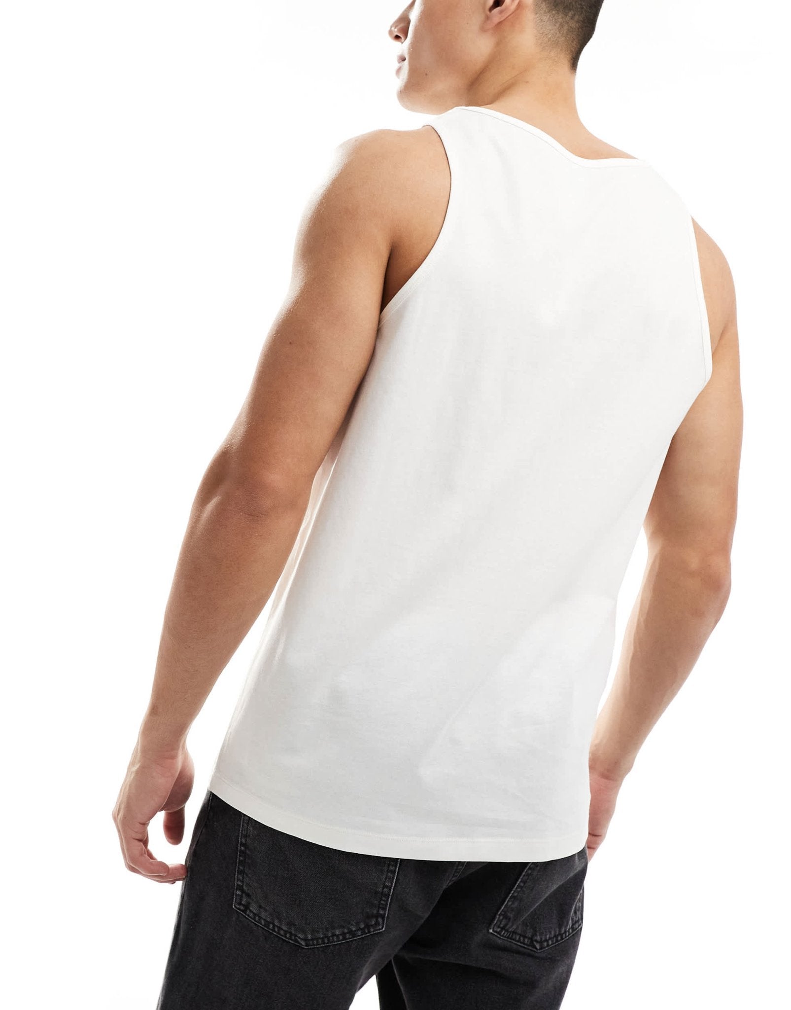 ASOS DESIGN 3 pack vests in multiple colours - ASOS Sample Sale EU Store