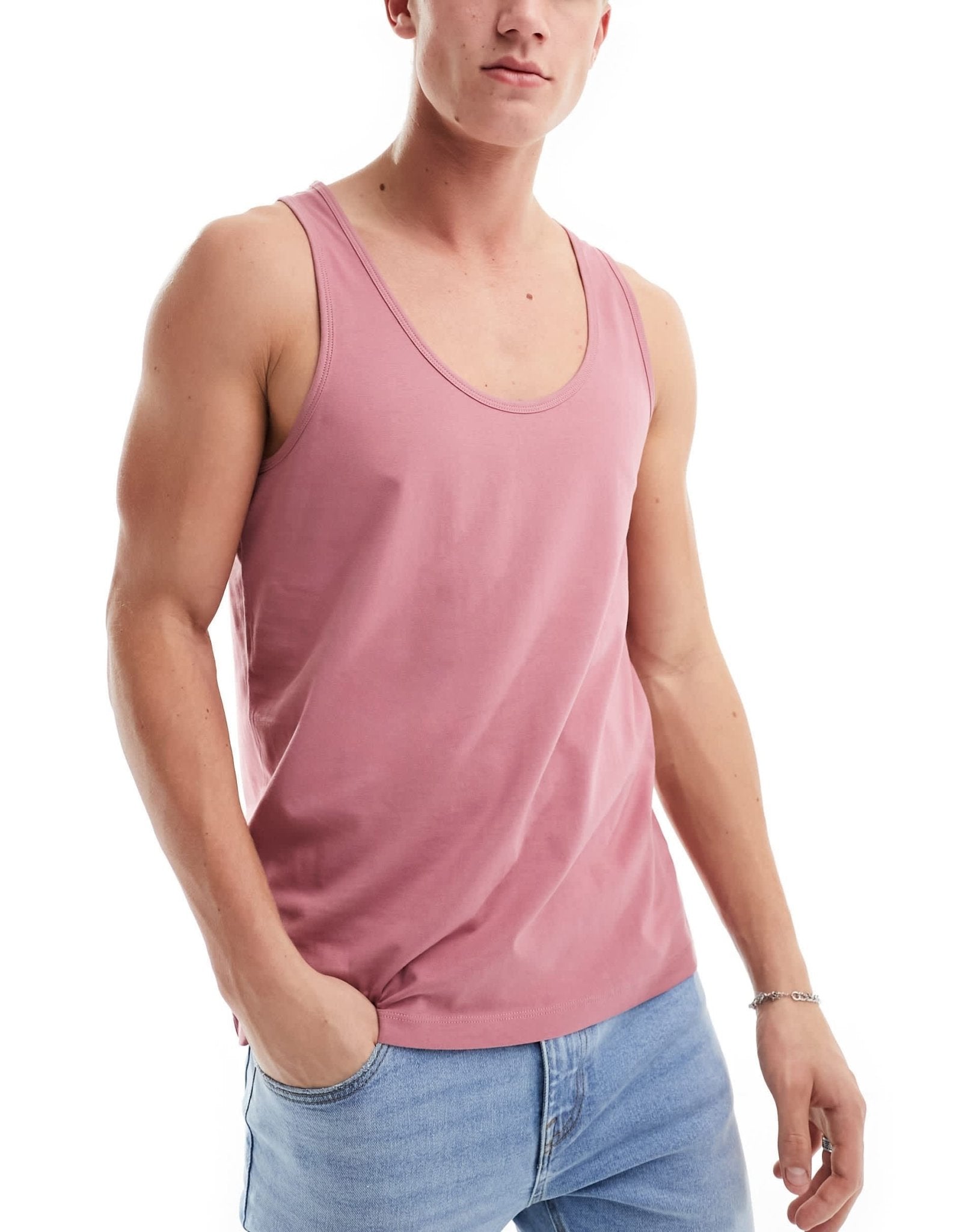 ASOS DESIGN 3 pack vests in multiple colours - ASOS Sample Sale EU Store